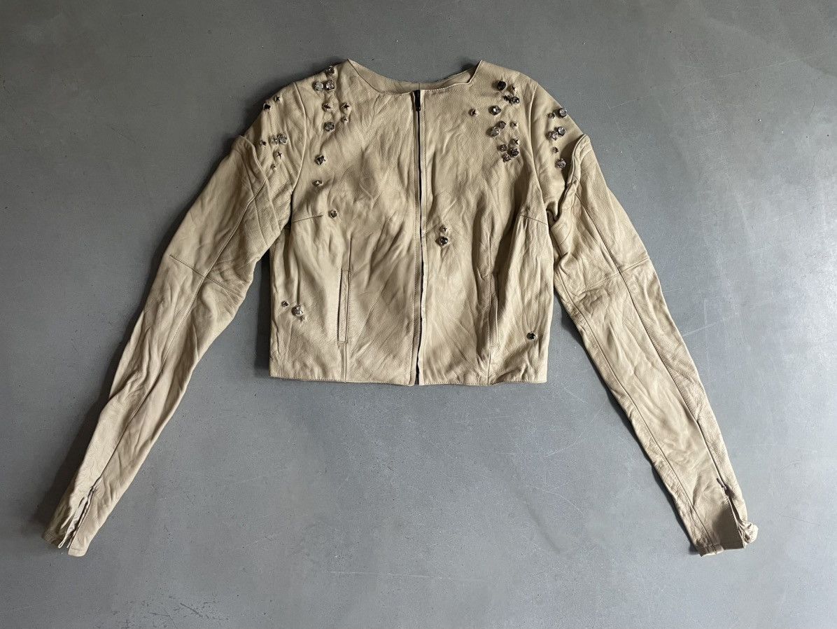 Riccardo Tisci Vintage RICCARDO TISCI leather jacket, archive piece Size S / US 4 / IT 40 - 7 Thumbnail