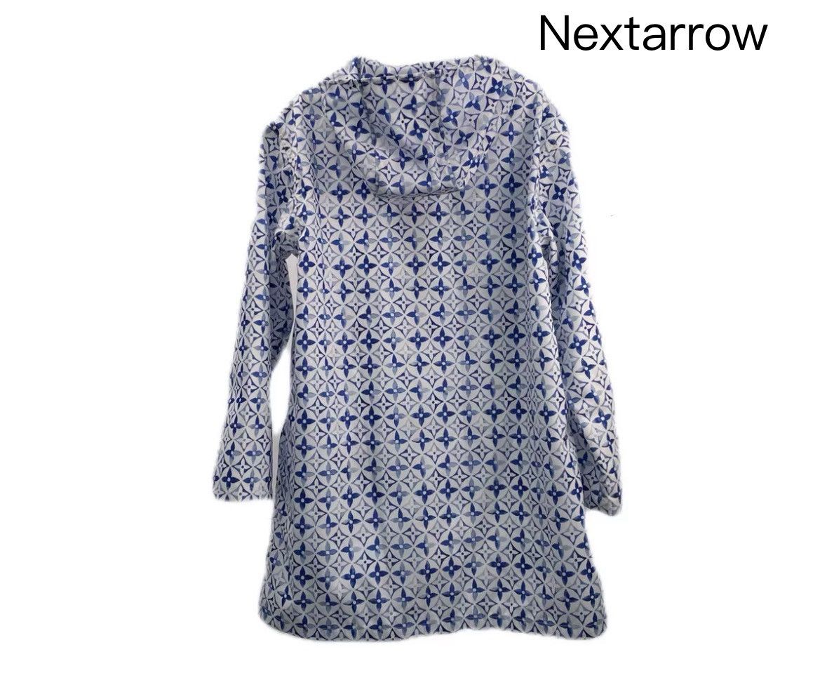 Louis Vuitton Louis Vuitton Blue full logo hooded jacket 2412-Nextarrow Size US S / EU 44-46 / 1 - 2 Thumbnail