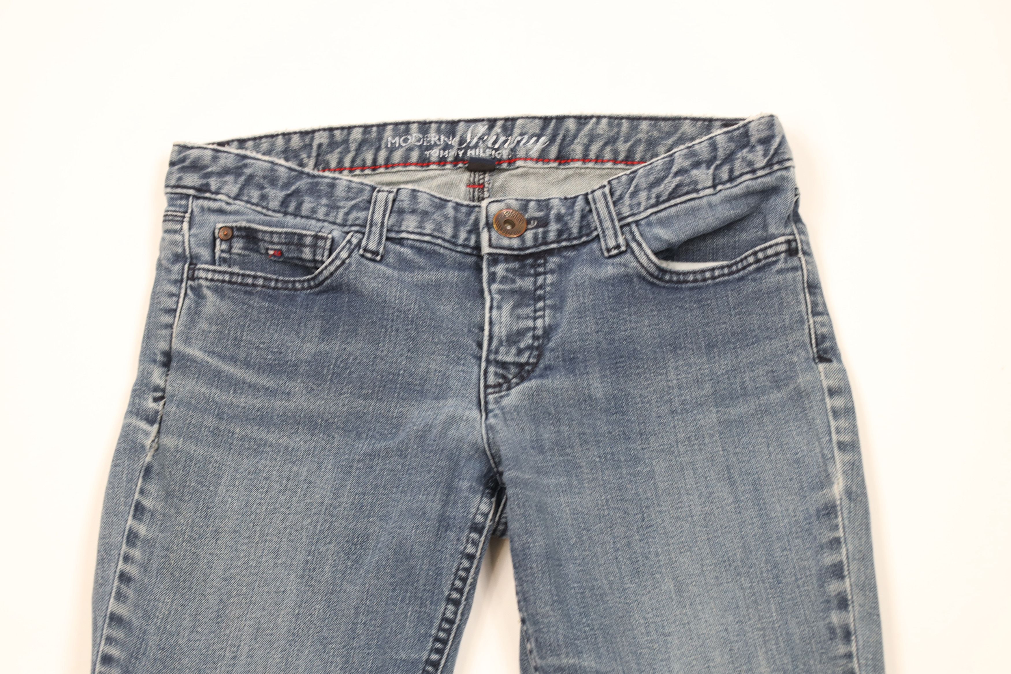Tommy Hilfiger Vintage Y2K Tommy Hilfiger Modern Skinny Leg Jeans Blue Size 28" / US 6 / IT 42 - 2 Thumbnail