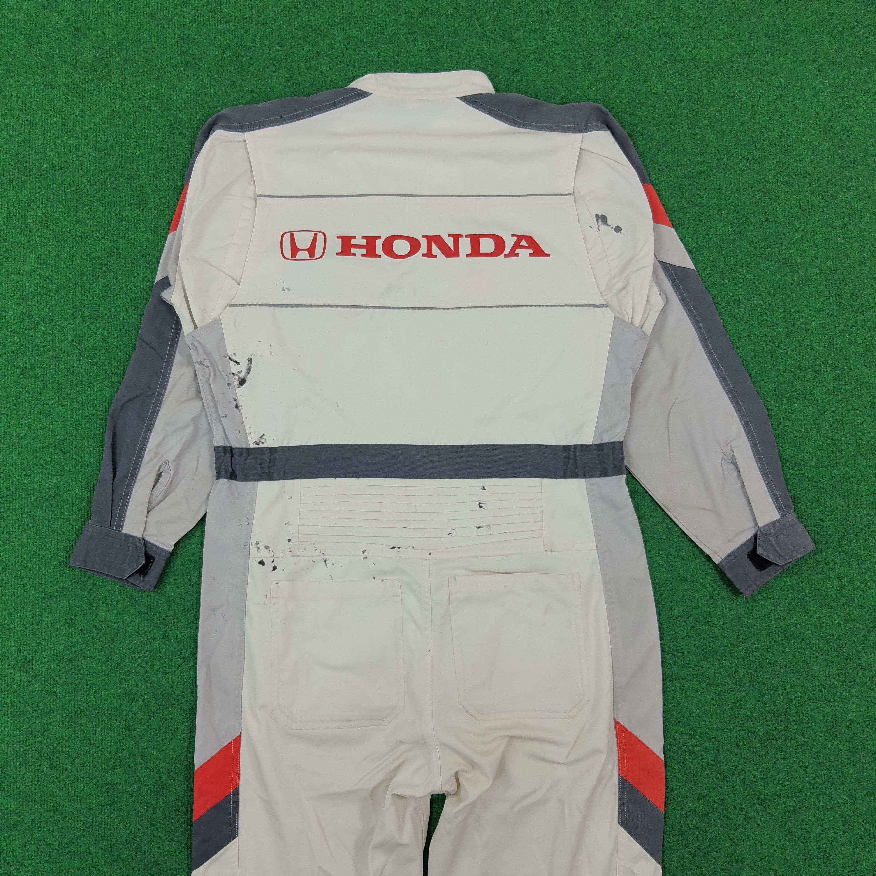 Japanese Brand × Vintage Vintage HONDA Racing Team Japan Motorsports Coverall Size US M / EU 48-50 / 2 - 1 Thumbnail