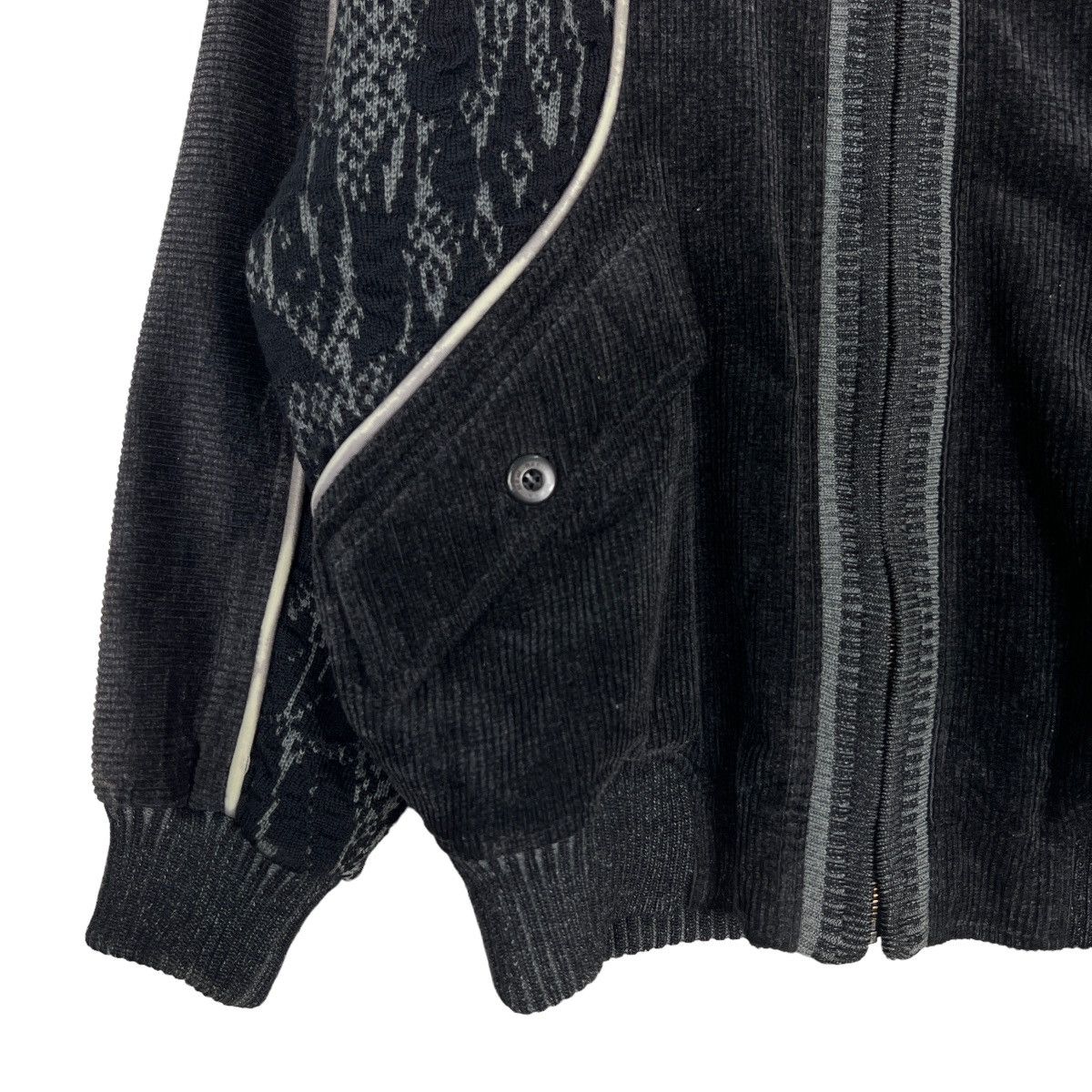 Japanese Brand 🔥 VINTAGE RAIKA NEW BASIC VELVET HYBRID BOMBER JACKET Size US M / EU 48-50 / 2 - 4 Thumbnail
