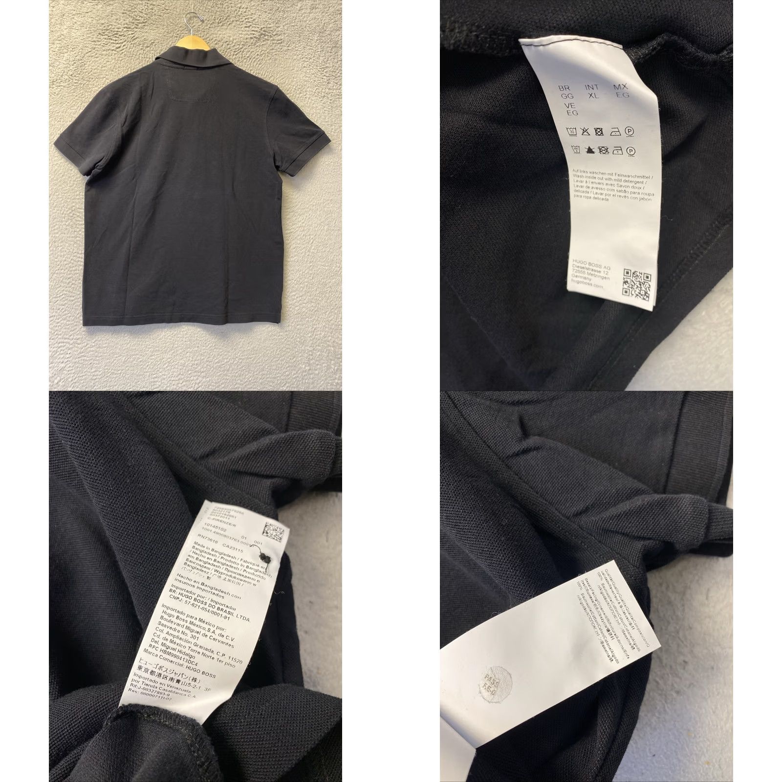 Hugo Boss HUGO BOSS POLO SHIRT XL Men Black Slim Short Sleeve Polo 0724 Size US XL / EU 56 / 4 - 8 Thumbnail