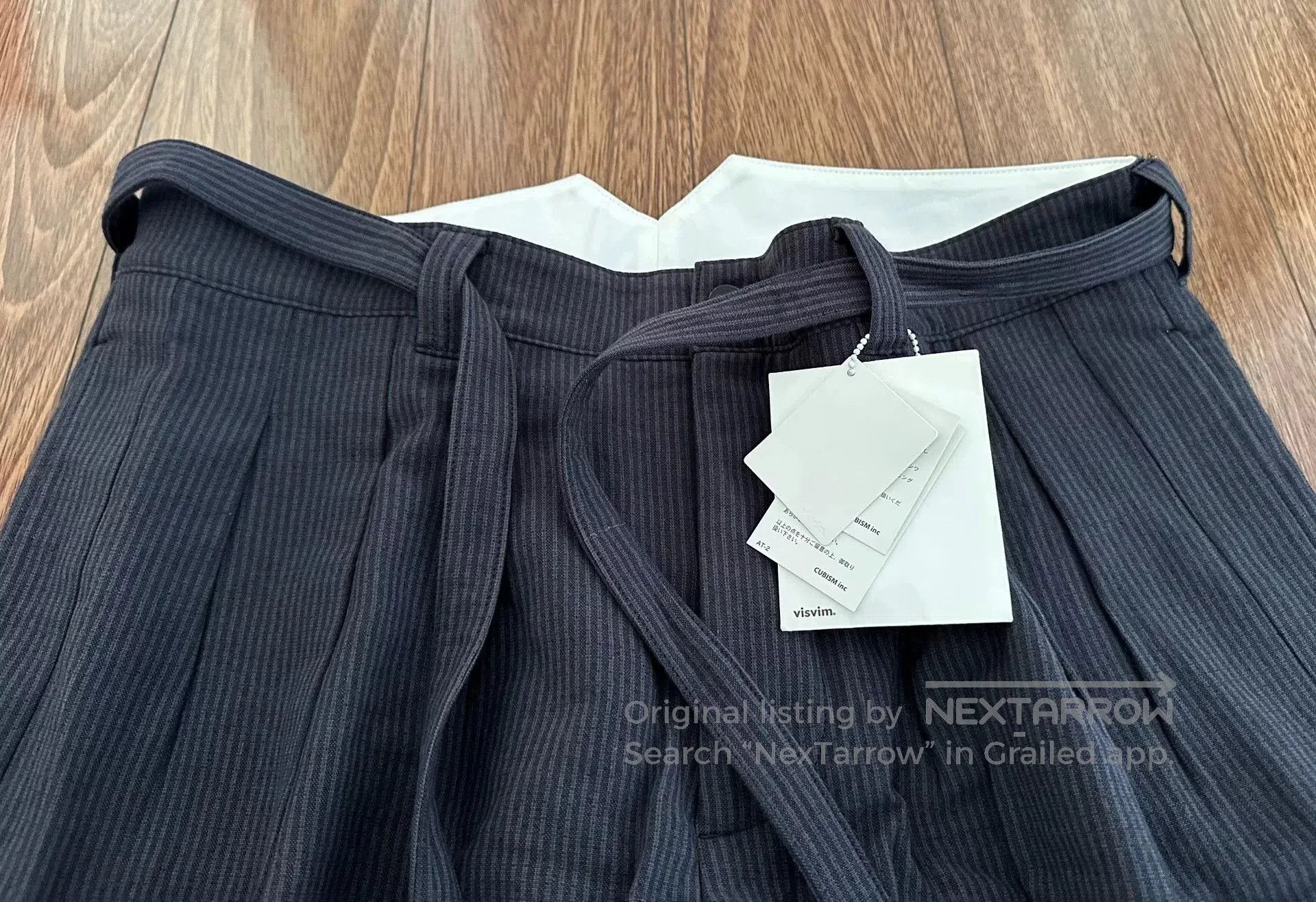 Visvim visvim hakama stripe pants in black. Size US 34 / EU 50 - 4 Thumbnail