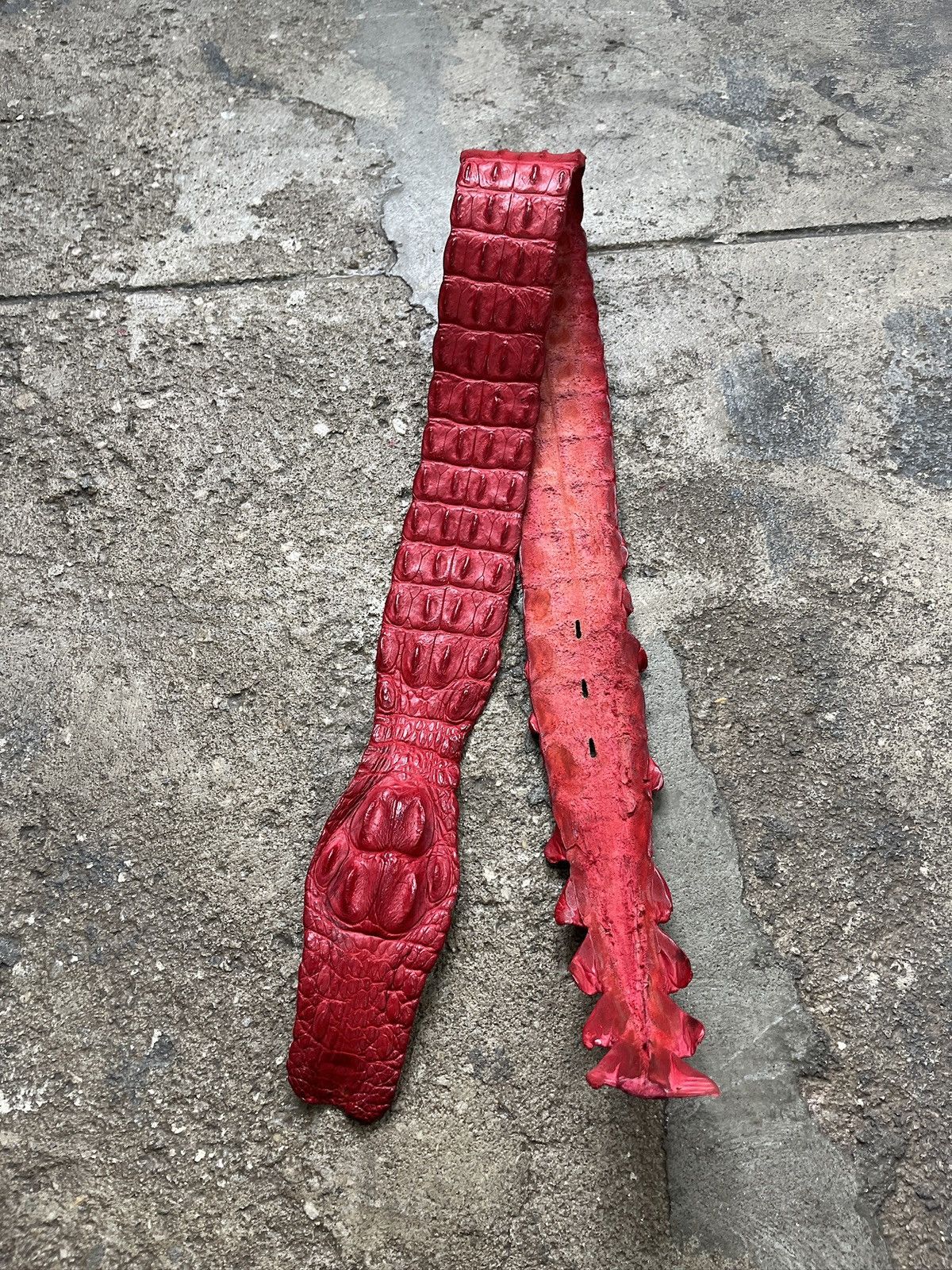 Roberto Cavalli Roberto Cavalli SS05 Crocodile Leather Belt (unisex) Size ONE SIZE - 1 Thumbnail