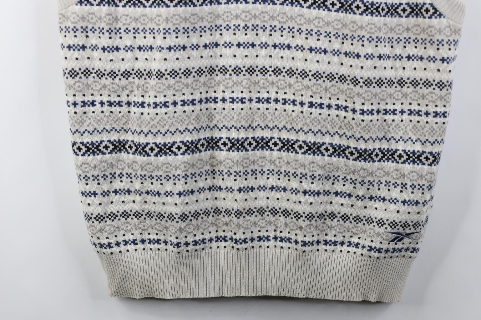 Reebok Vintage 90s Y2K Reebok Golf Fair Isle V-Neck Sweater Vest Size US XL / EU 56 / 4 - 3 Thumbnail
