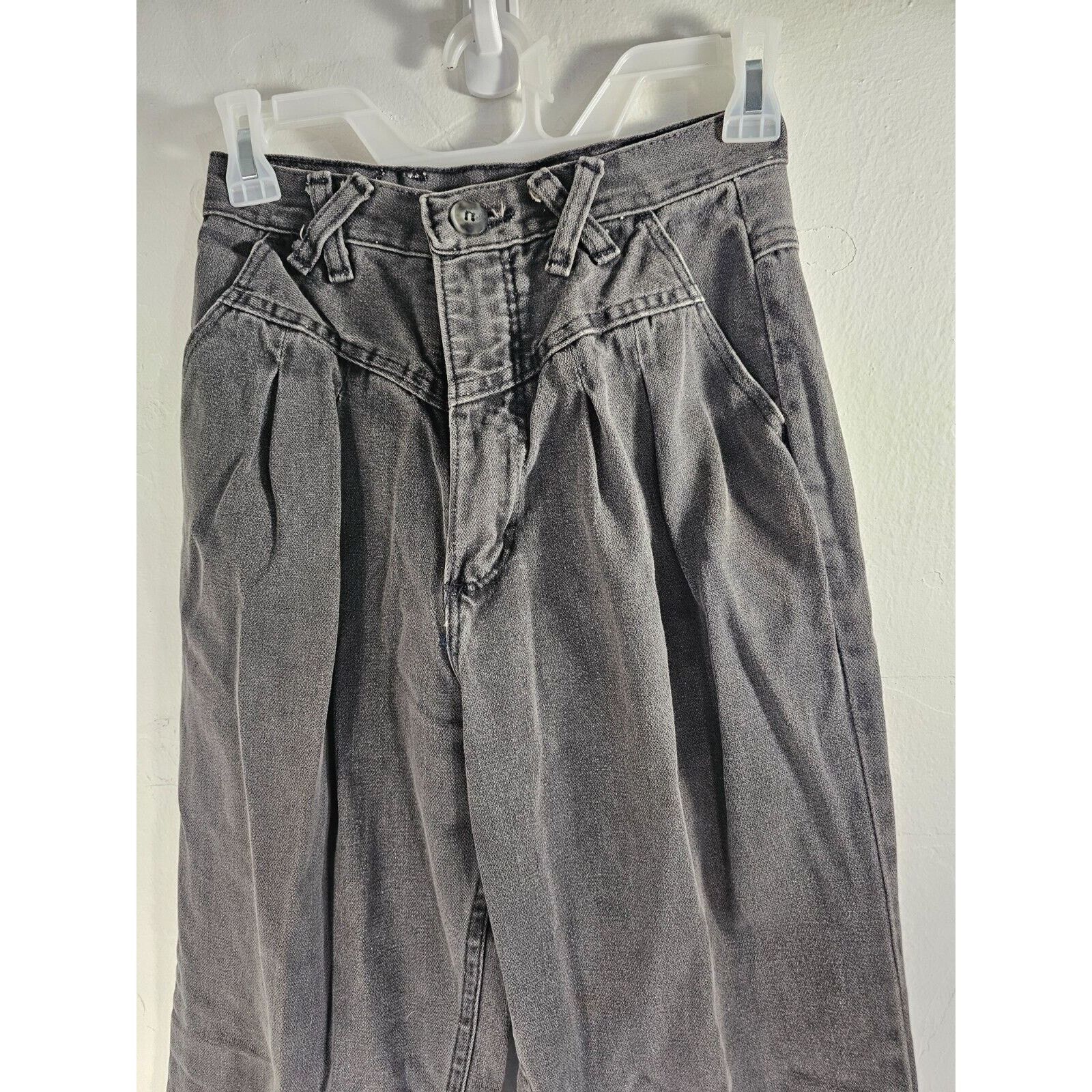 Wrangler Wrangler VINTAGE 1980s Women's Grey Criss-Cross Jeans M Size 24" / US 00 / IT 34 - 12 Thumbnail