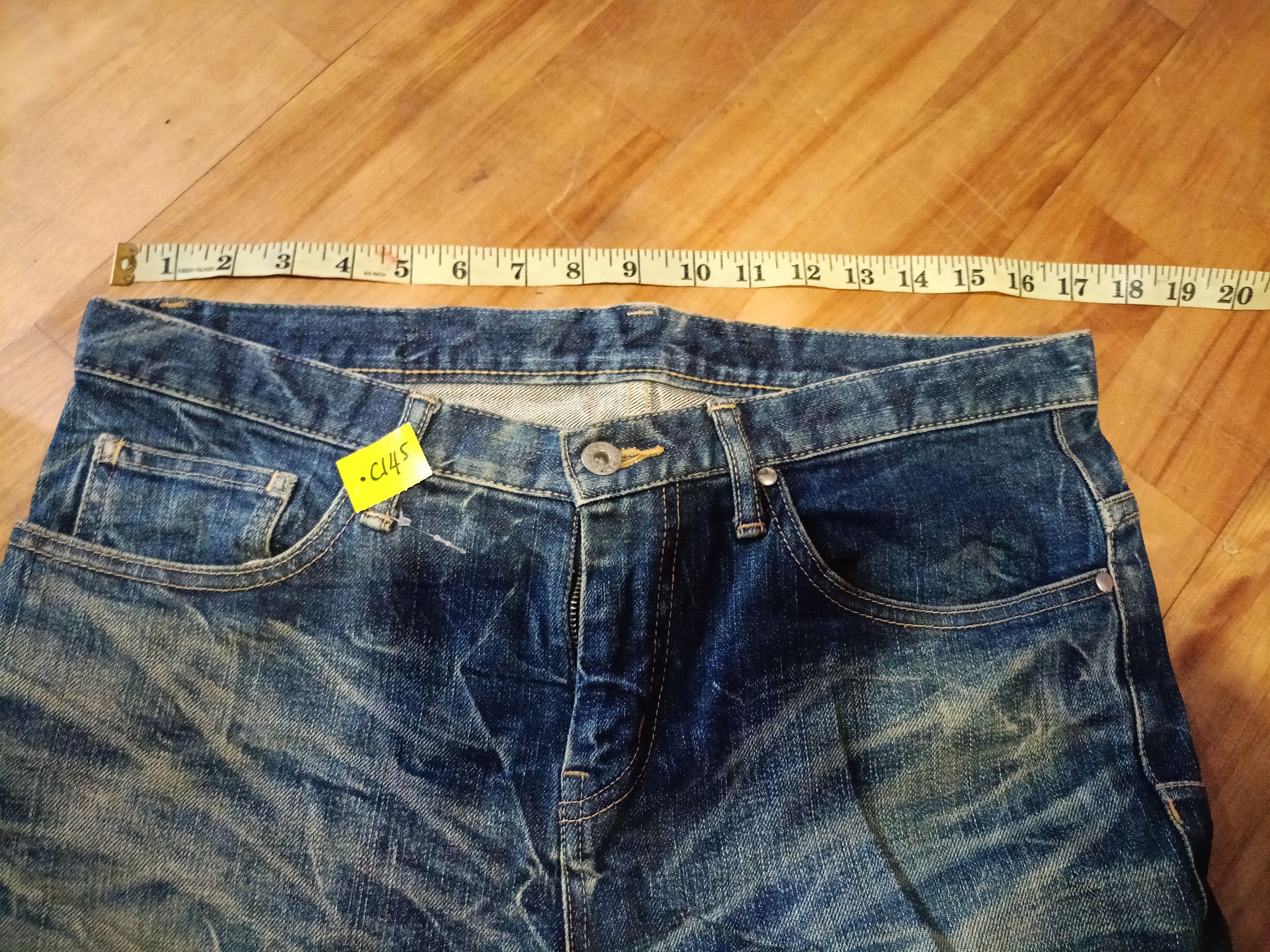 Tornado Mart DL Tornado Mart Japan lightning stripe Denim Pants #c145 Size US 34 / EU 50 - 16 Thumbnail