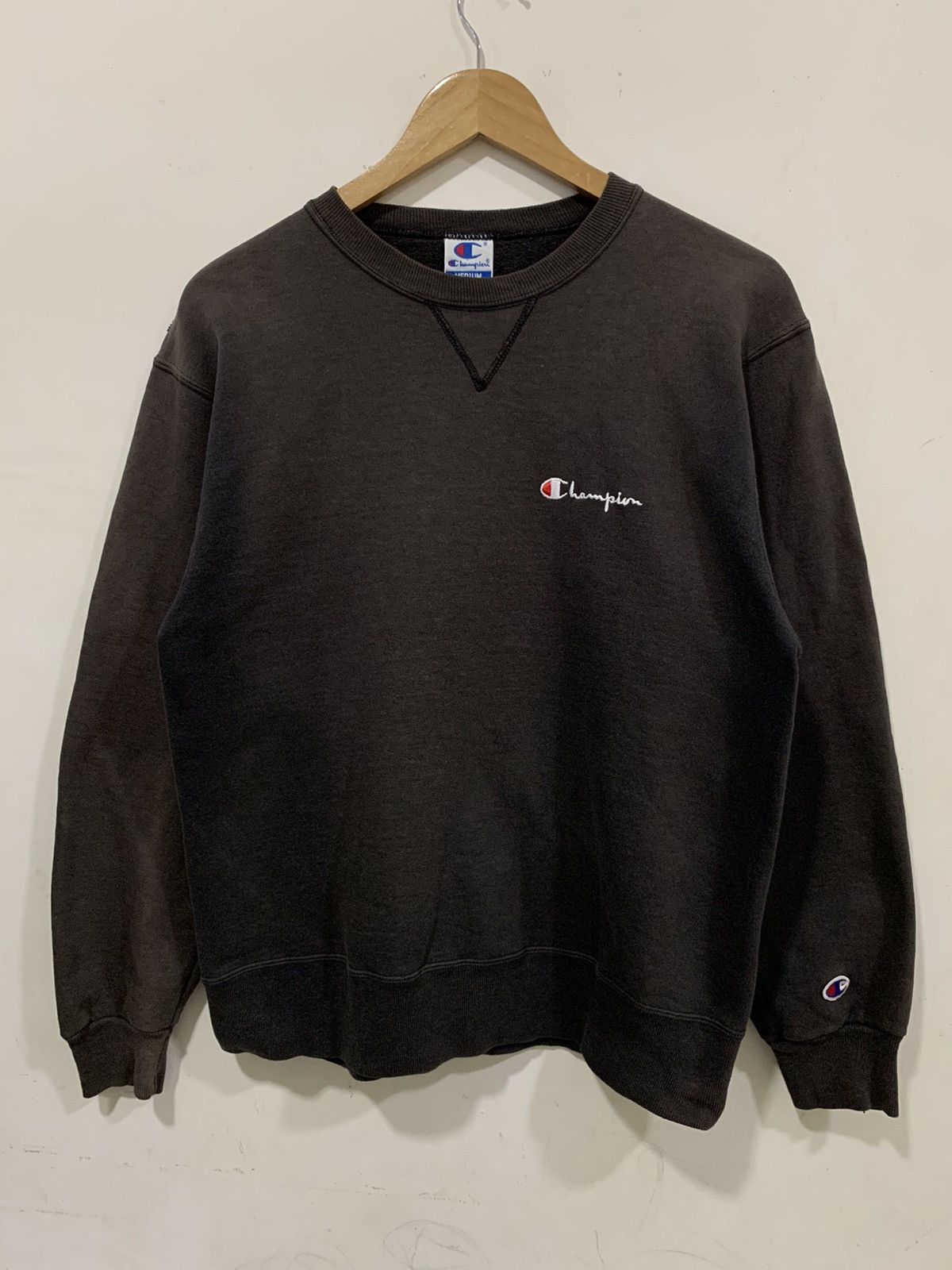Vintage Champion Crewneck Faded Distressed Sweatshirt