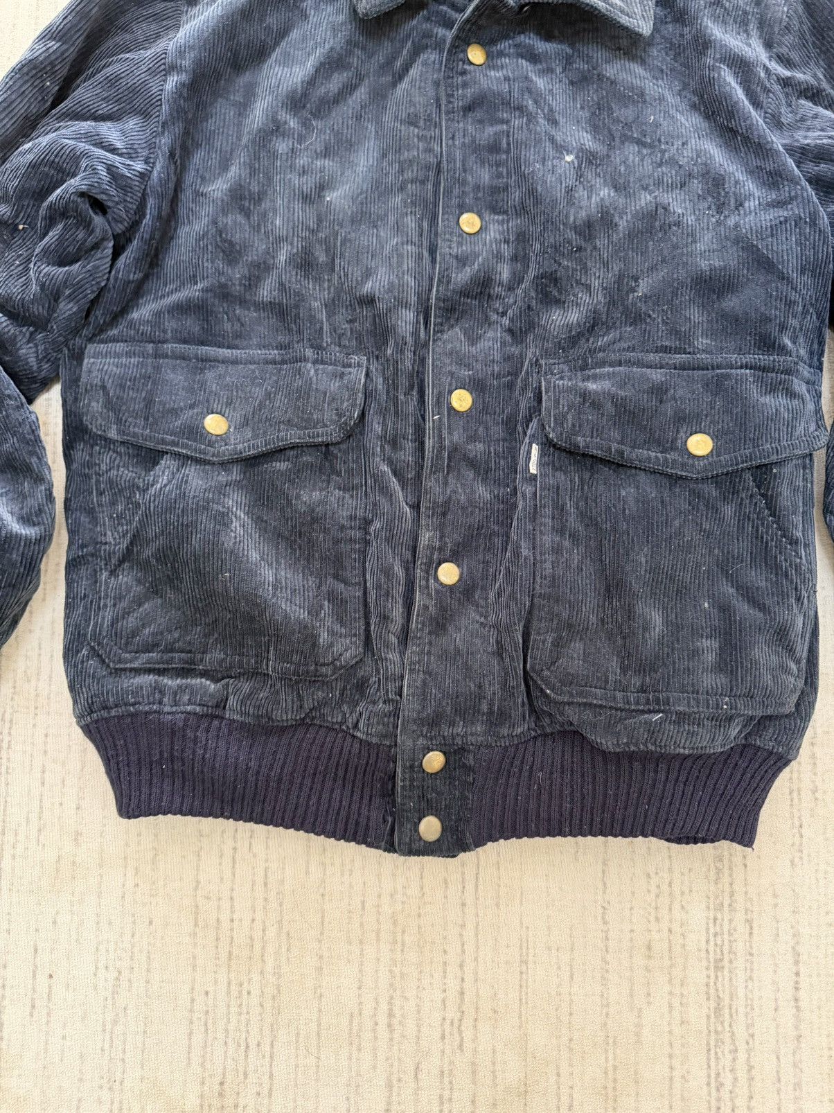 Big John Vintage 80s big john velvet bomber jacket Size US L / EU 52-54 / 3 - 5 Thumbnail