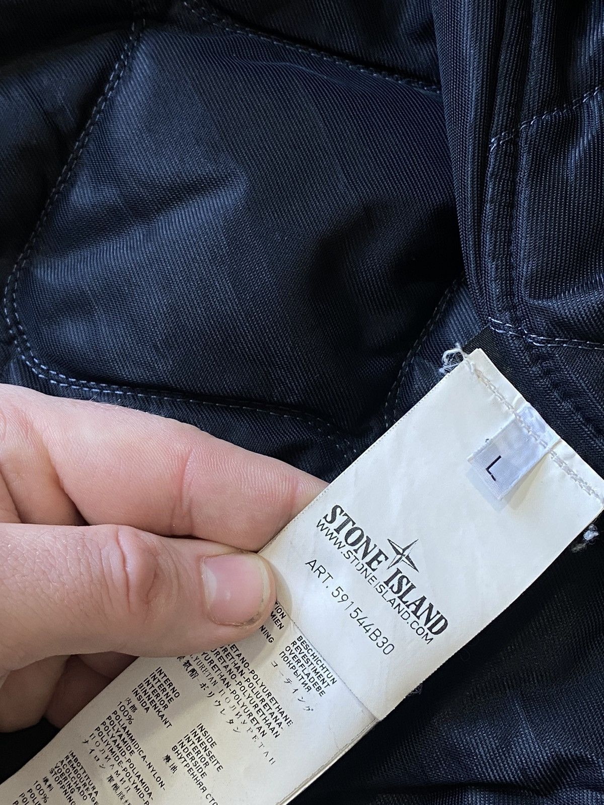 Stone Island Stone island Mussoula gommata waterproof jacket Size US L / EU 52-54 / 3 - 7 Thumbnail