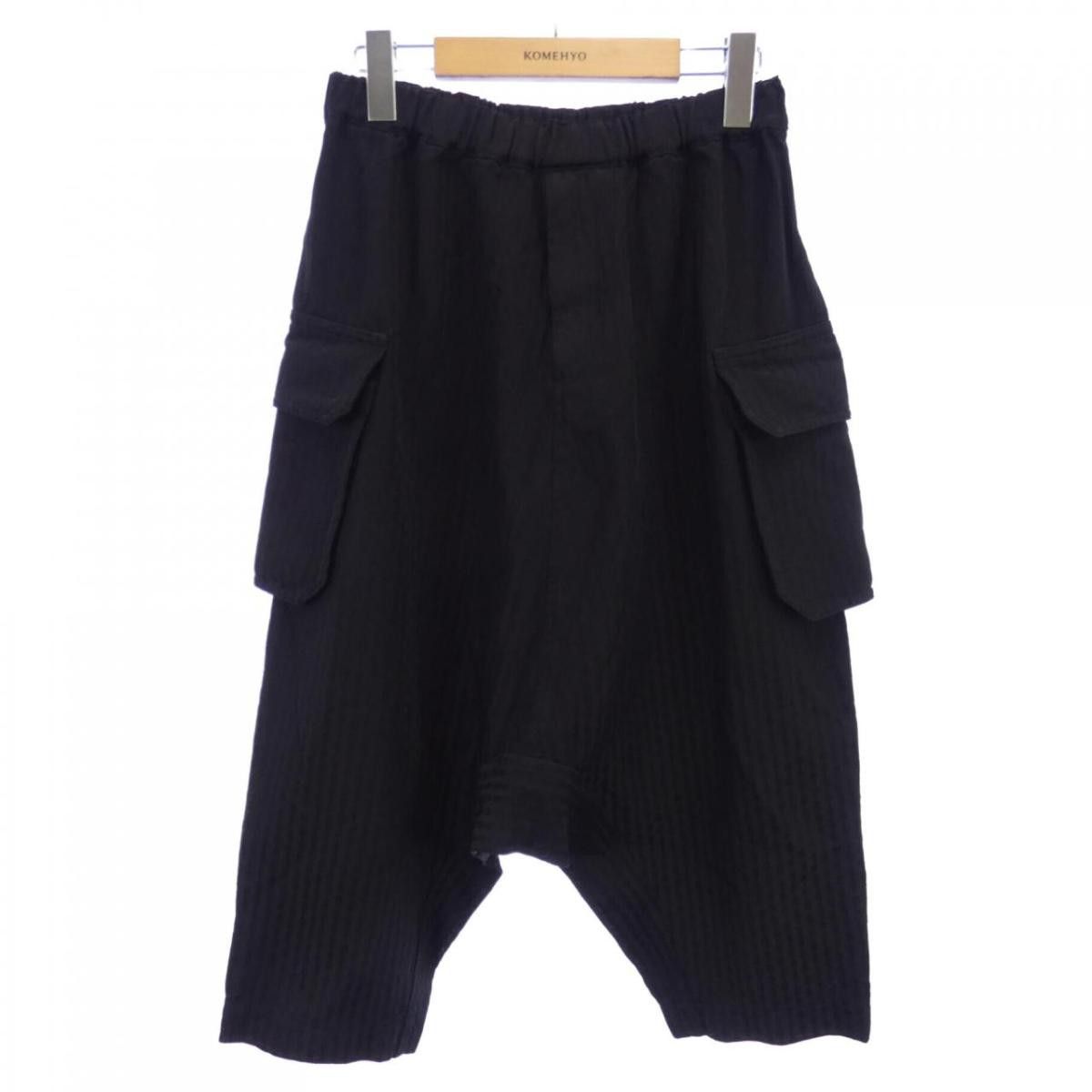 Comme des Garcons Black Shorts Cargo Half Pants Saruel Black Size US 26 / EU 42 - 1 Thumbnail