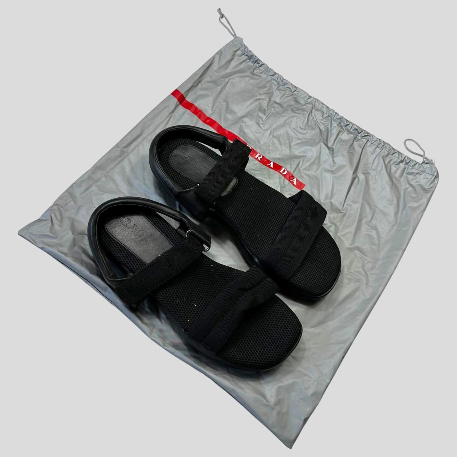 Prada Prada Sport SS99 Mesh + Leather Vibram Sandals - UK9-10 Size US 10.5 / EU 43-44 - 1 Thumbnail