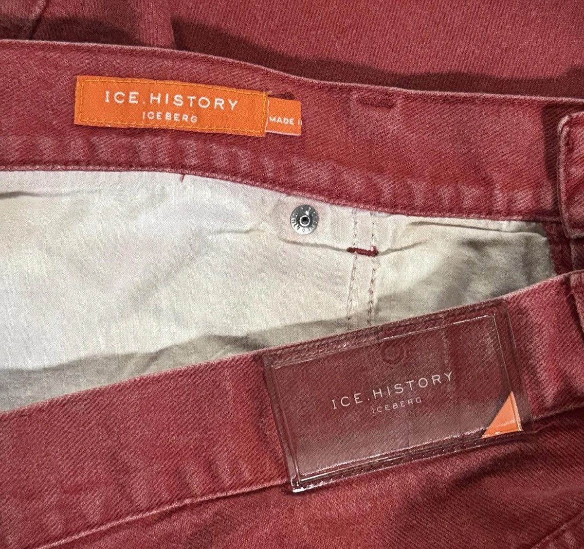 Iceberg Vintage Iceberg History Jerry Red Jeans (Size 42) Size US 42 / EU 58 - 3 Thumbnail