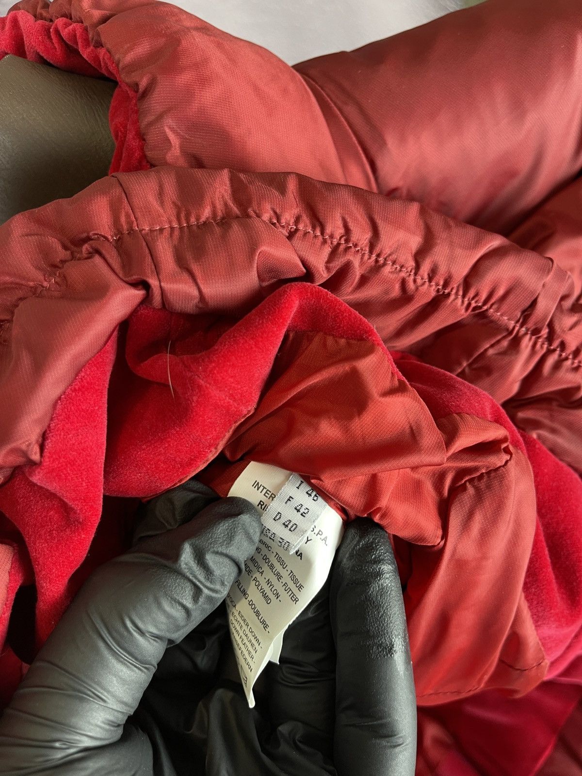 Marithe + Francois Girbaud Marithe Francois Girbaud red short nylon down jacket Size M / US 6-8 / IT 42-44 - 12 Thumbnail