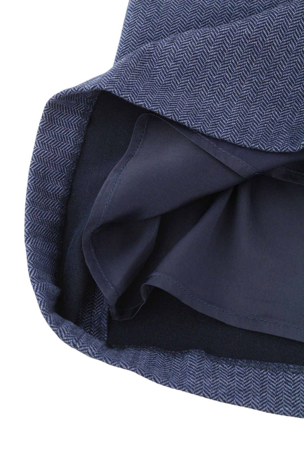 Gant HERRINGBONE JERSE EU36 Blue Round Neck Dress 85195 Size S / US 4 / IT 40 - 5 Thumbnail