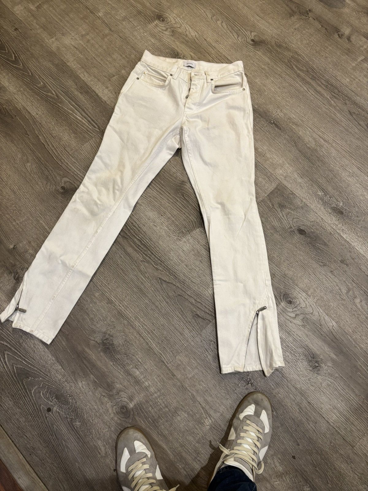 Rhude Rhude White Denim Size US 30 / EU 46 - 3 Thumbnail
