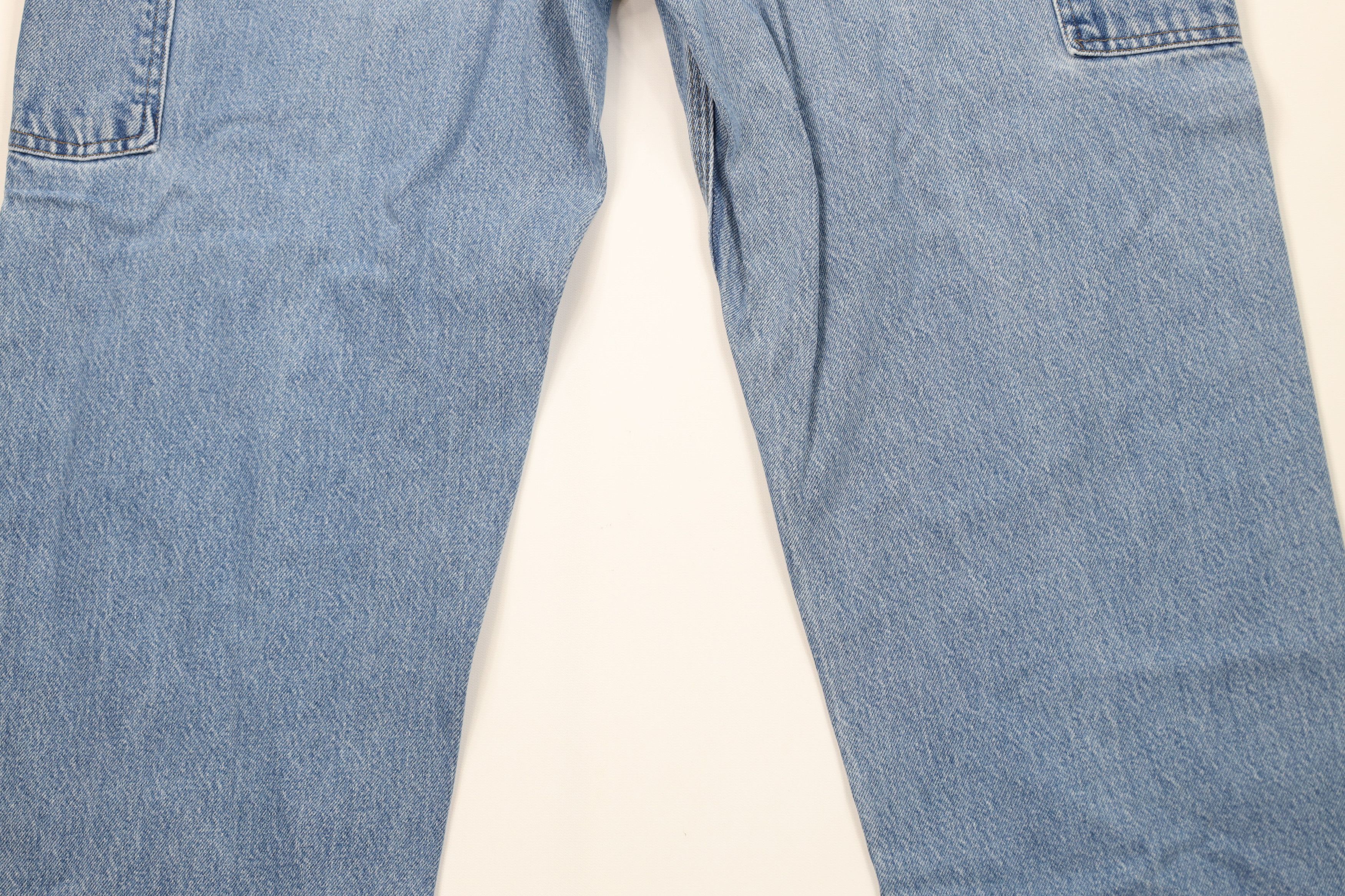 Carhartt Vintage Y2K Carhartt Spell Out Wide Leg Dungaree Denim Jeans Size US 38 / EU 54 - 12 Thumbnail