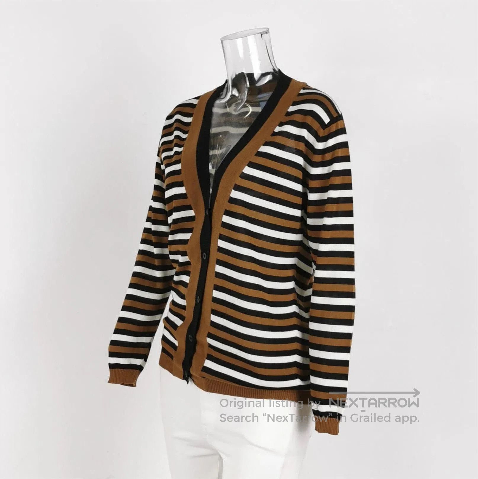 Prada Prada Striped V. Size M / US 6-8 / IT 42-44 - 2 Thumbnail