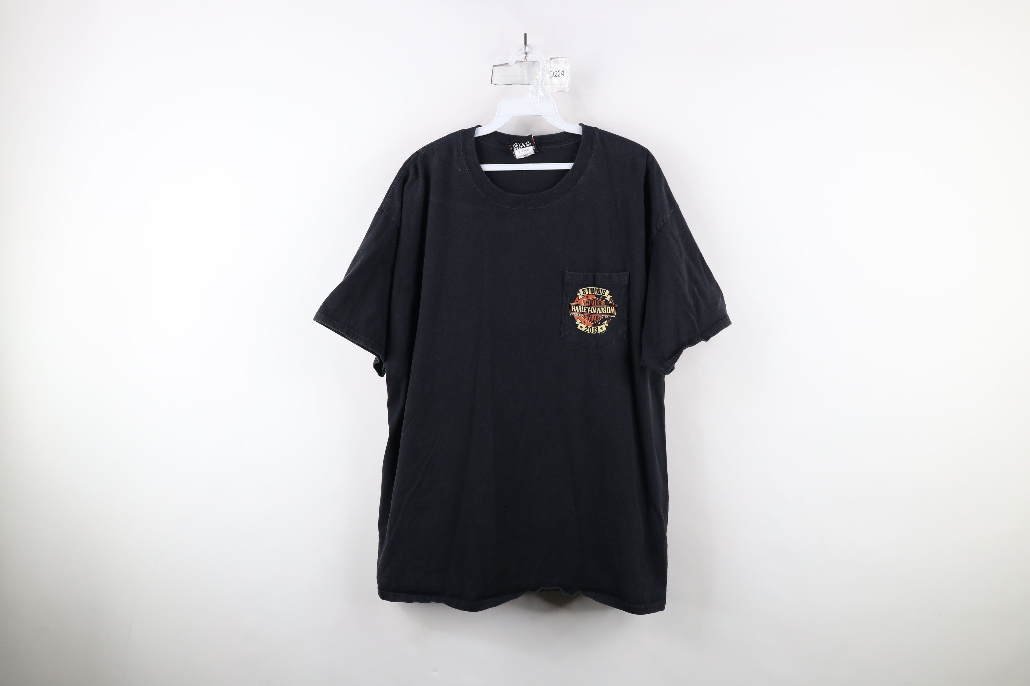 Harley Davidson × Vintage Vintage Y2K Harley Davidson Poker Western Pocket T-Shirt Size US XL / EU 56 / 4 - 1 Thumbnail
