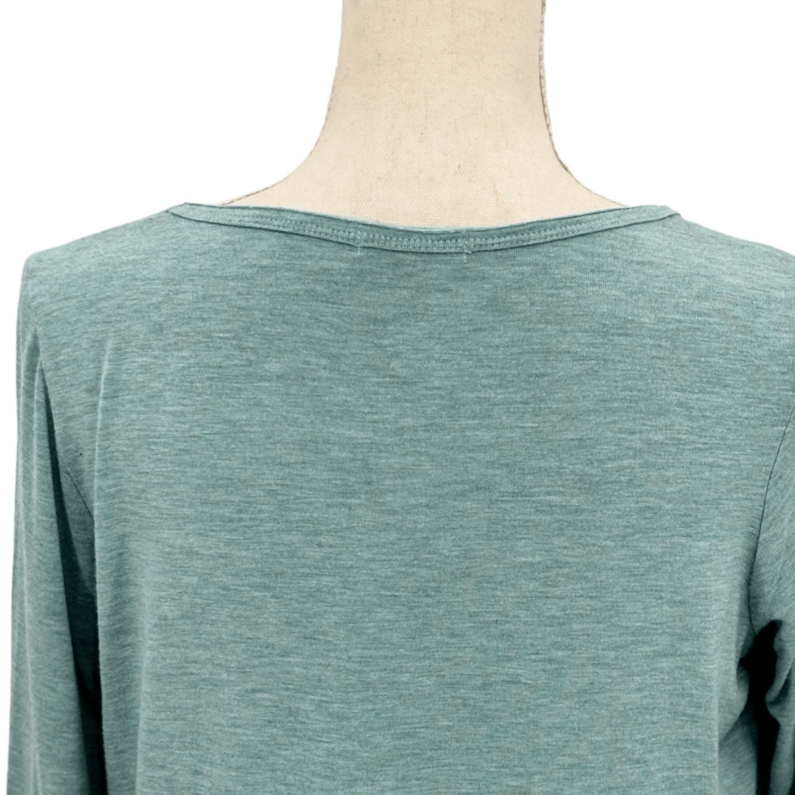 Other Bordeaux Green Asymmetrical Hem Lumi Long Sleeve Small Size S / US 4 / IT 40 - 4 Thumbnail