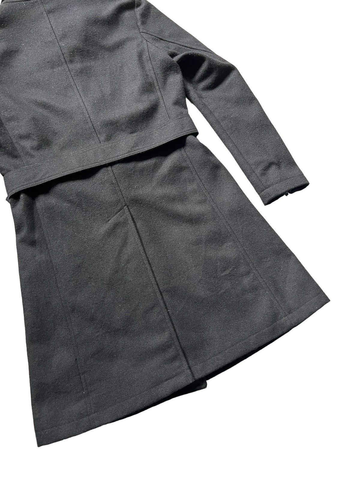 Tornado Mart Tornado Mart Apocalypse Gothic Wool Belted Trench Coat Size US S / EU 44-46 / 1 - 11 Thumbnail