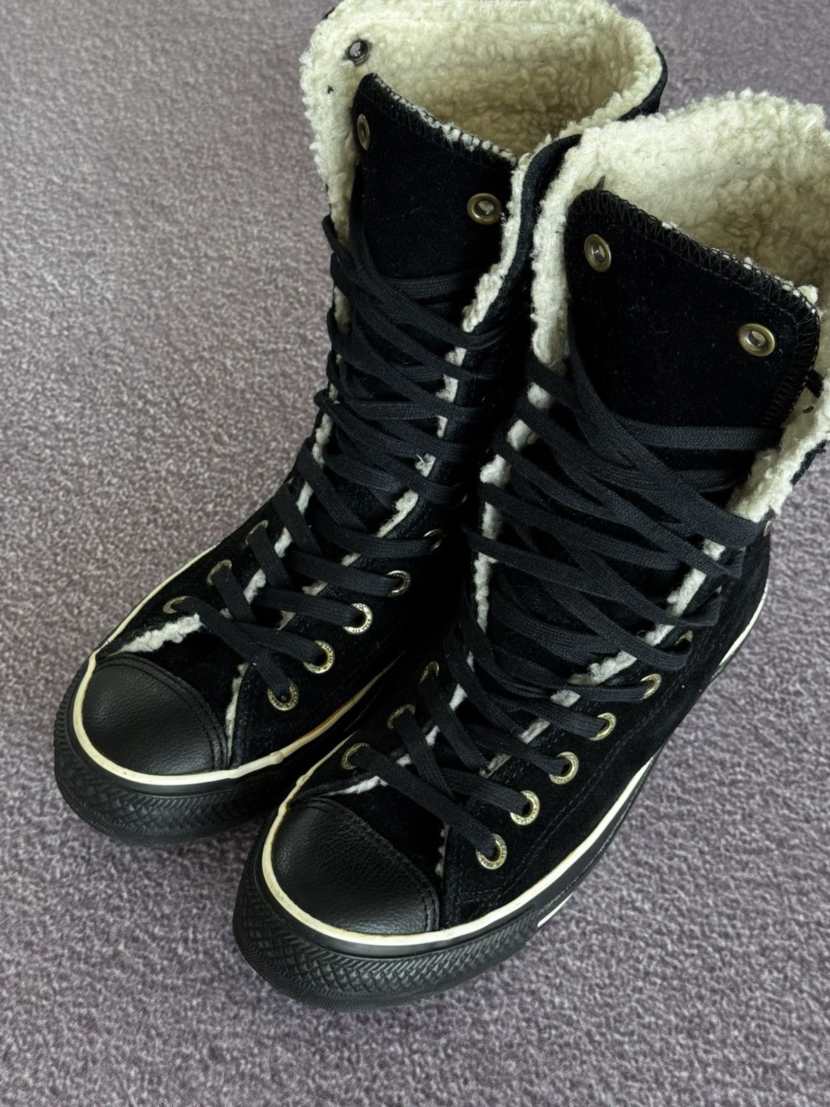 Hysteric Glamour Vintage Y2K Converse 00s Faux Fur Boots Size US 7 / IT 37 - 4 Thumbnail