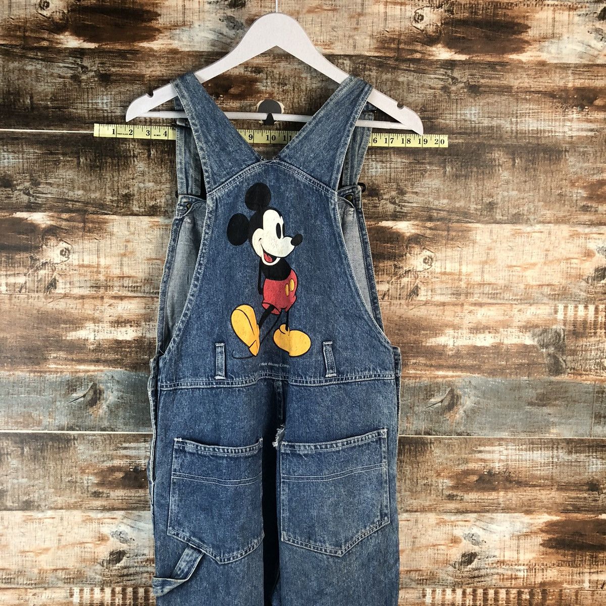 Mickey Mouse Poppins Mickey Mouse Overalls Denim #A2108 Size US 30 / EU 46 - 14 Thumbnail