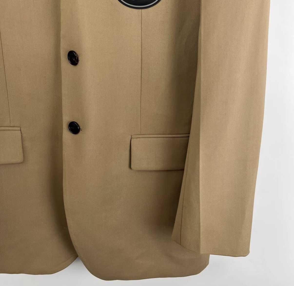 WE11DONE We11done Khaki Logo Blazer K12 Size XS / US 0-2 / IT 36-38 - 4 Thumbnail