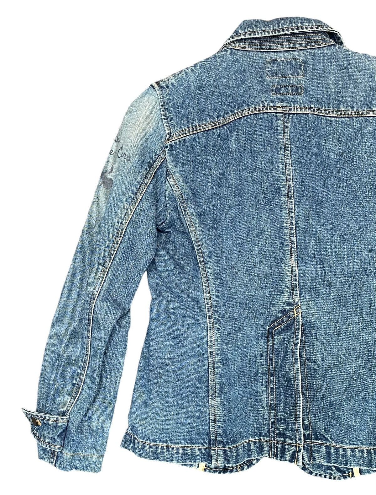 Disney × Vintage Vtg ARTISAN WALT DISNEY Denim Jacket Size XS / US 0-2 / IT 36-38 - 12 Thumbnail