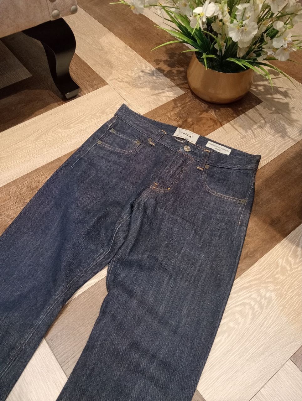 YAECA YAECA JAPAN 7-13W EXCLUSIVE FABRIC INDIGO DENIM PANTS Size US 29 - 4 Thumbnail