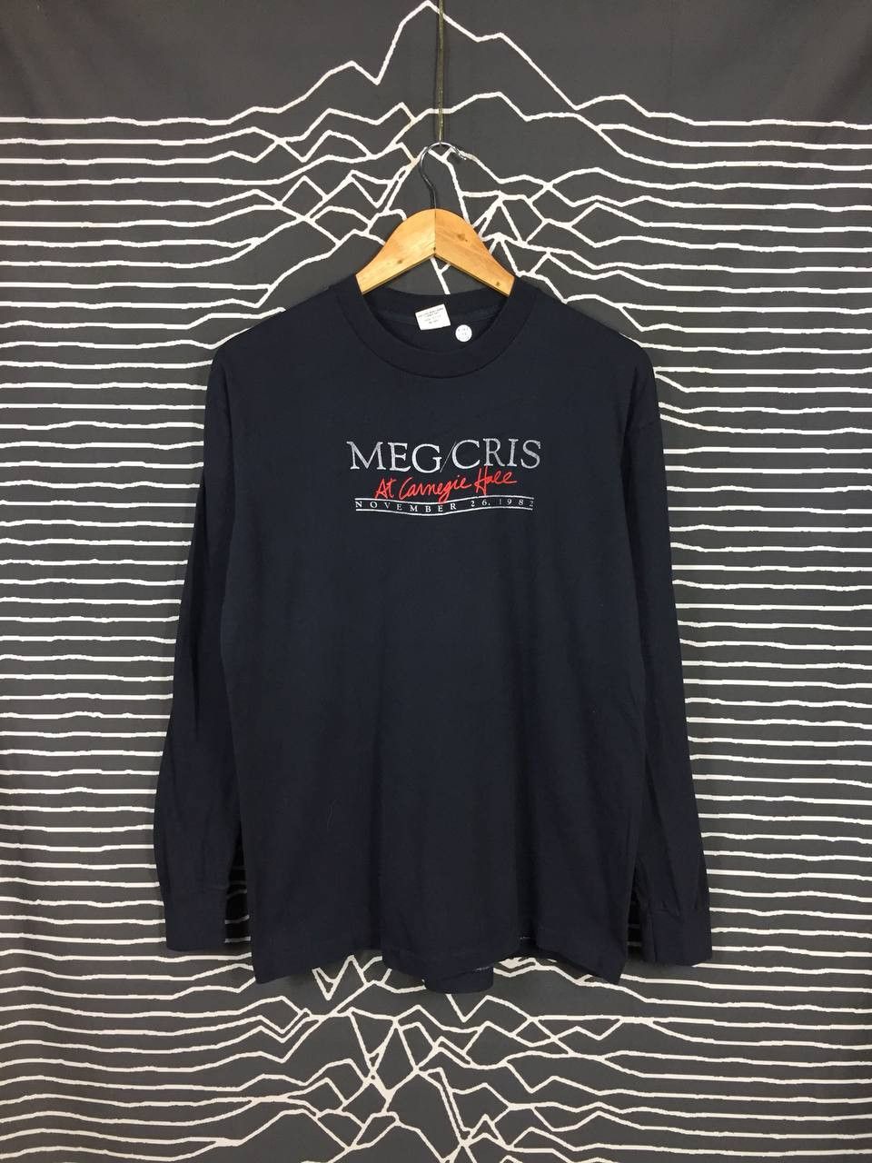 Band Tees × Vintage Vtg 80s Meg Christian & Cris Williamson Carnegie Hall Tee Size US M / EU 48-50 / 2 - 1 Thumbnail
