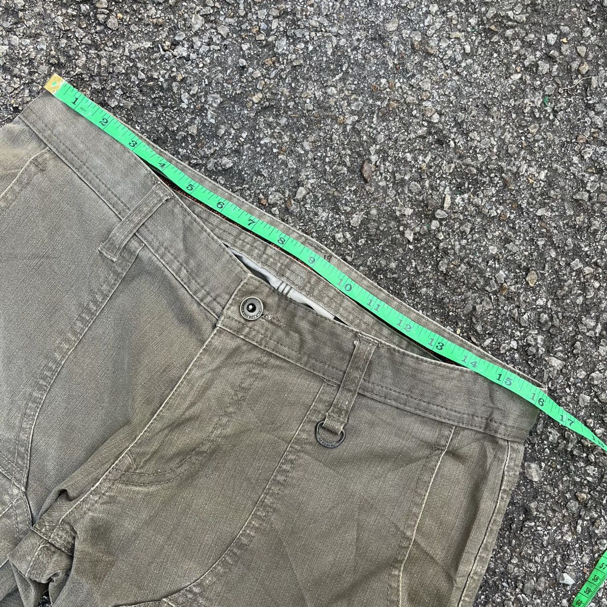 Japanese Brand Flared Cargo Multi Pocket Nicole Club Low Rise Boot Cut Pant Size US 30 / EU 46 - 5 Thumbnail