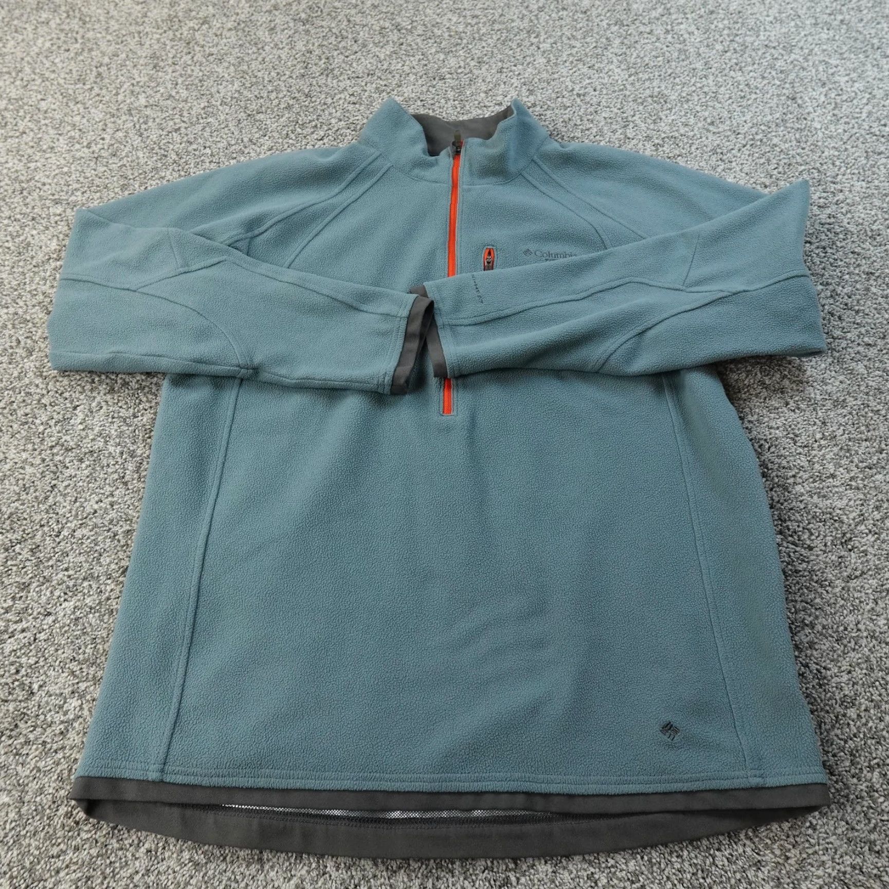 Vintage Columbia Jacket Mens L Blue Titanium Omni-Heat 1/4 Zip Fleece Hiking Windbreaker Thermal Velcro Pockets Zippered Pockets Size US L / EU 52-54 / 3 - 2 Thumbnail
