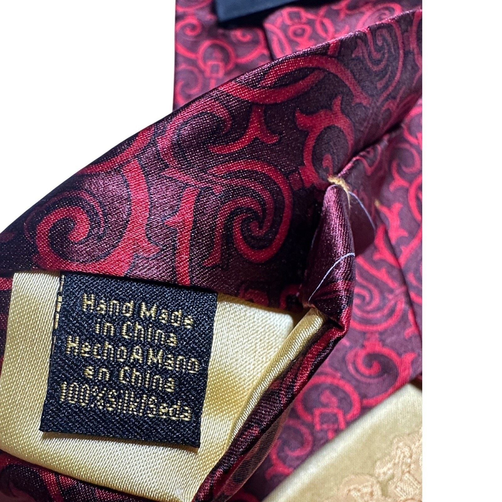 Donald Trump Donald Trump Signature Collection Red Silk Necktie Mens Tie Size ONE SIZE - 6 Thumbnail