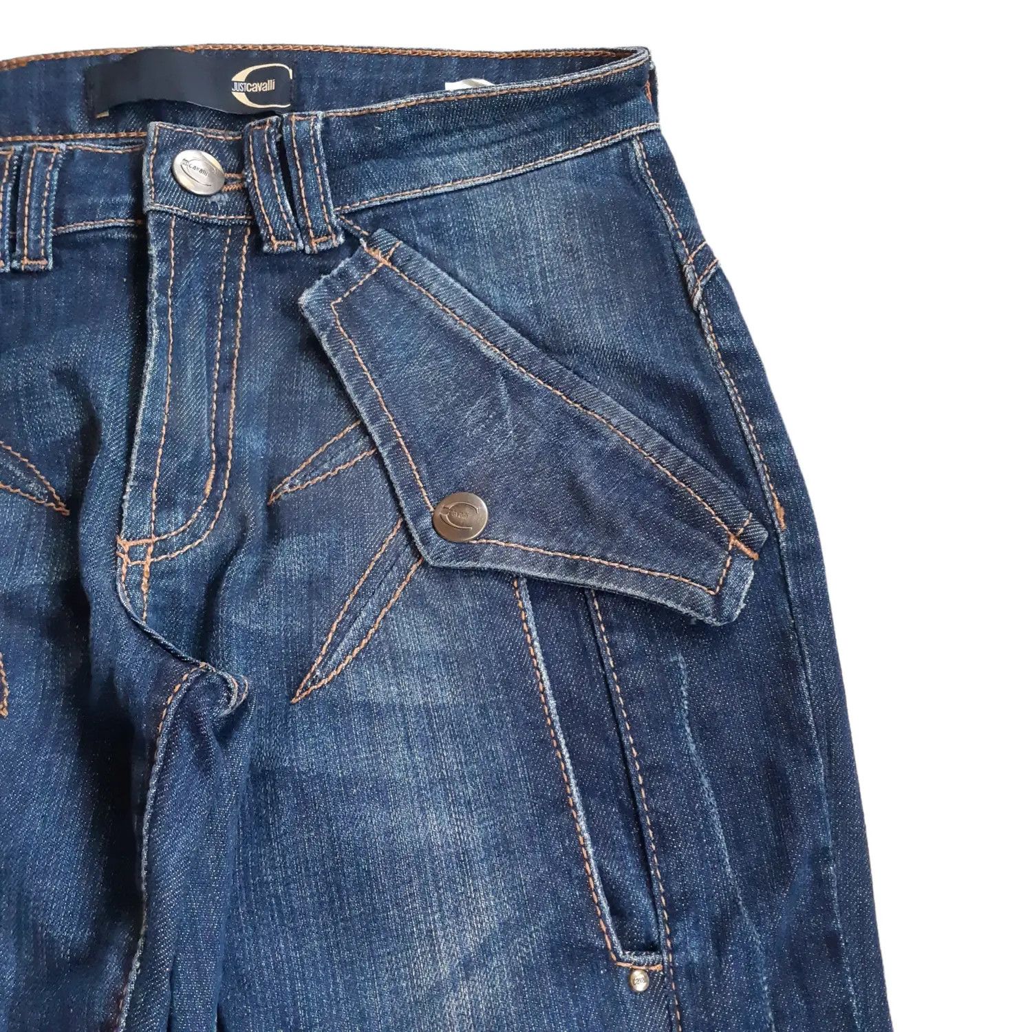 Roberto Cavalli Roberto Cavalli Just Cavalli Bush Jeans Pants Skinny Vintage Size 26" / US 2 / IT 38 - 4 Thumbnail