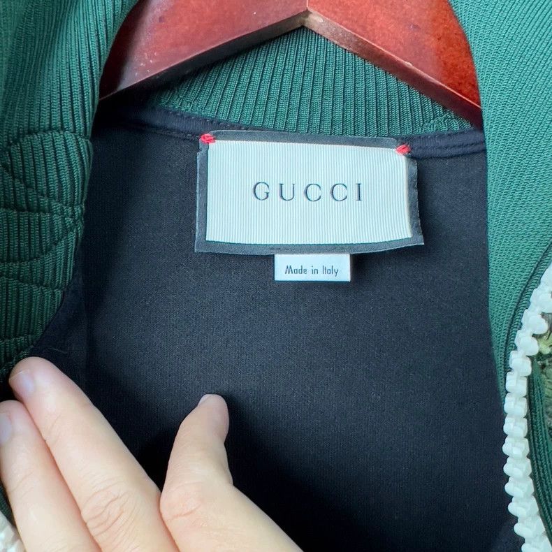 Other Gucci Floral embroidery stand-up collar ruffle sleeve blac Size XS / US 0-2 / IT 36-38 - 3 Thumbnail