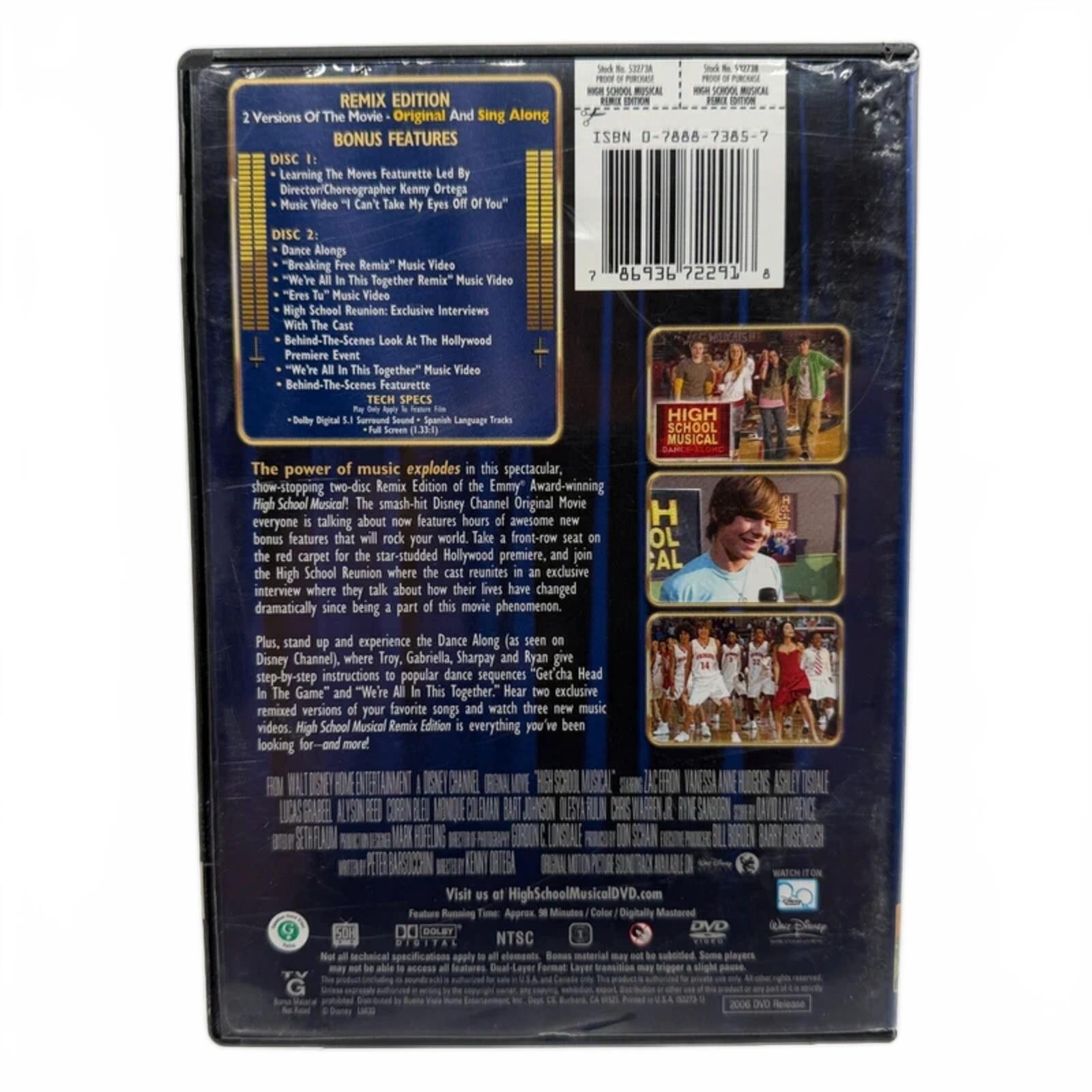 Other High School Musical Remix - 2-Disc Special Edition - DVD Size ONE SIZE - 2 Thumbnail
