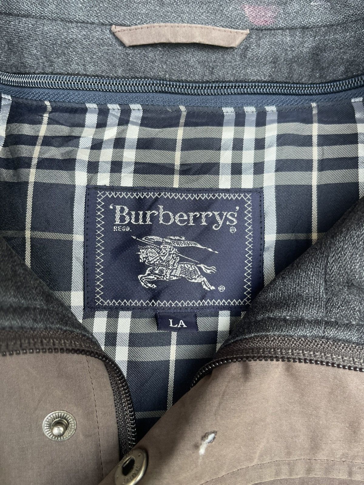 Burberry Vintage Burberrys Jacket Nova Check Lining Made in Japan Size US L / EU 52-54 / 3 - 3 Thumbnail