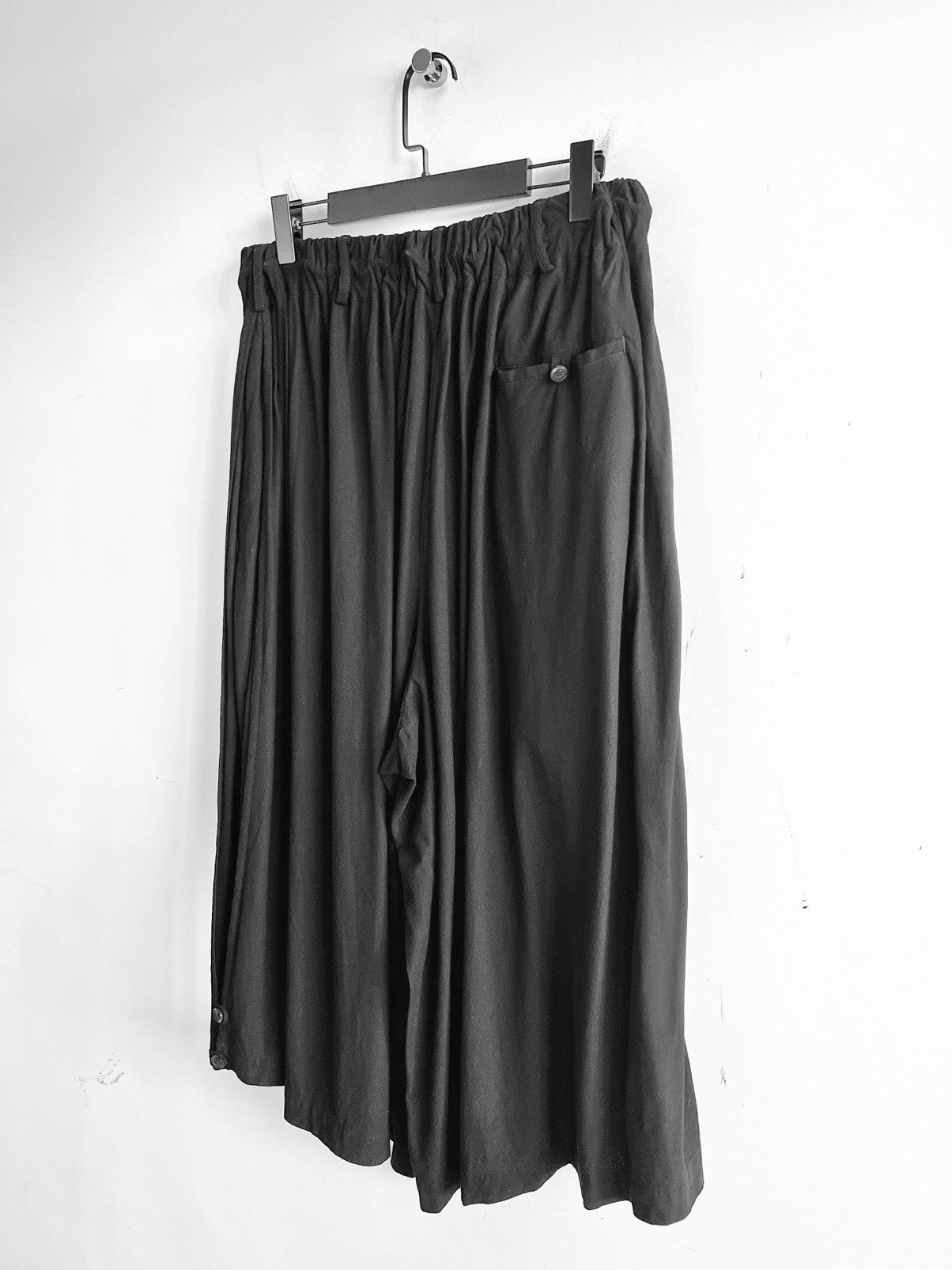 Yohji Yamamoto Yohji Yamamoto Pour Homme - Cotton Hem Adjustable Wide Pants Size US 30 / EU 46 - 4 Thumbnail