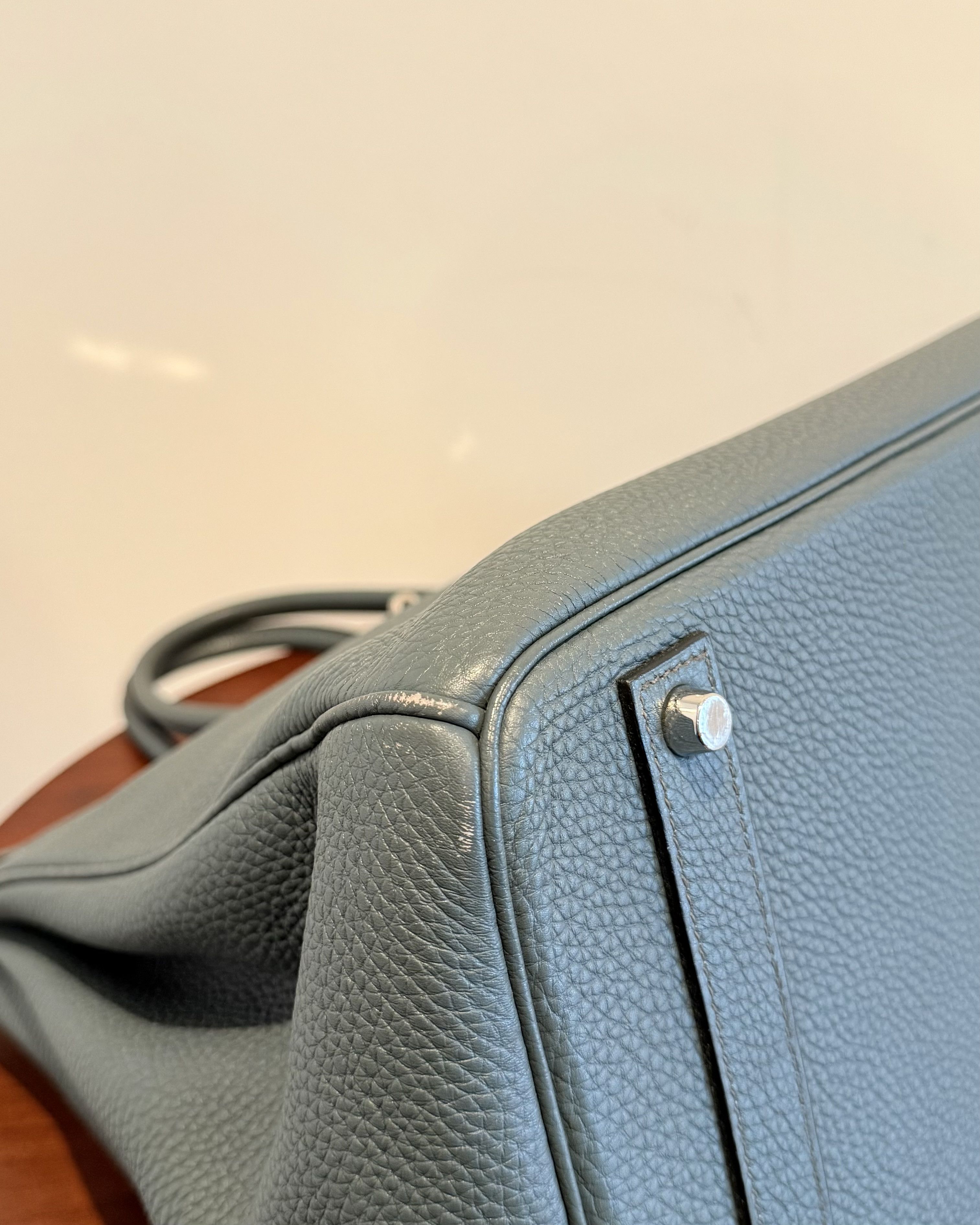 Hermes Hermes Bleu Orage Togo Birkin 40 Size ONE SIZE - 8 Thumbnail