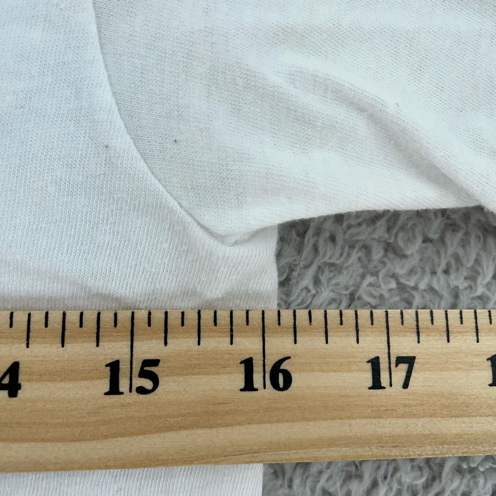 Vintage VINTAGE Hands Across America Shirt Mens XS USA 80s Graphic Print Limited Edition 1986 White Short Sleeve Crew Neck Cotton Polyester Football? Size US XS / EU 42 / 0 - 6 Thumbnail