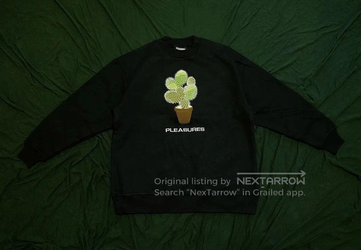 Pleasures PLEASURES Spike Embroidered Crewneck Sweatshirt. Size US S / EU 44-46 / 1 - 3 Thumbnail