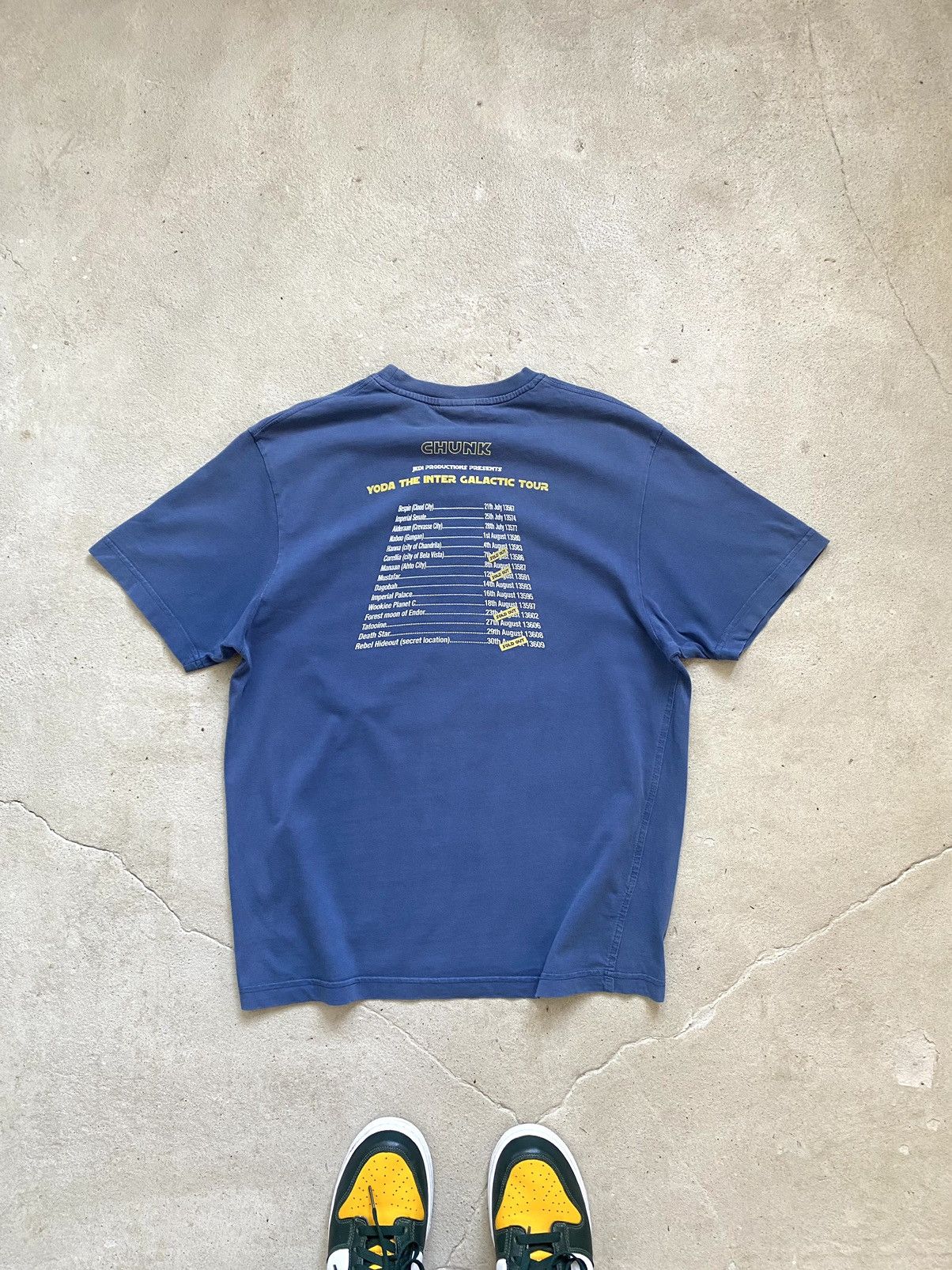 Marvel Comics Vintage 90-00’s Star Wars Yoda Chunk Intergalactic Tour Tee Size US M / EU 48-50 / 2 - 2 Thumbnail