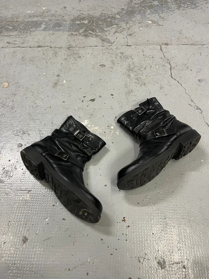 Dirk Bikkembergs Dirk Bikkembergs Double Buckle Black Ankle Boots Size US 7 / EU 40 - 2 Thumbnail