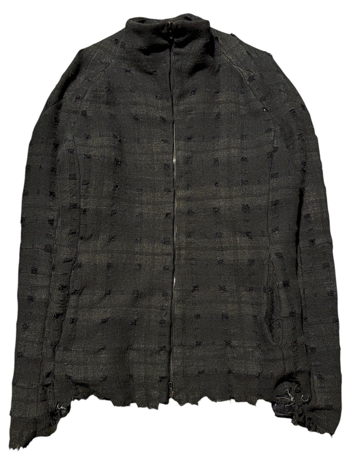 Lumen Et Umbra Lumen Et Umbra Plaid Distressed Wool Anatomical Jacket Size US M / EU 48-50 / 2 - 5 Thumbnail