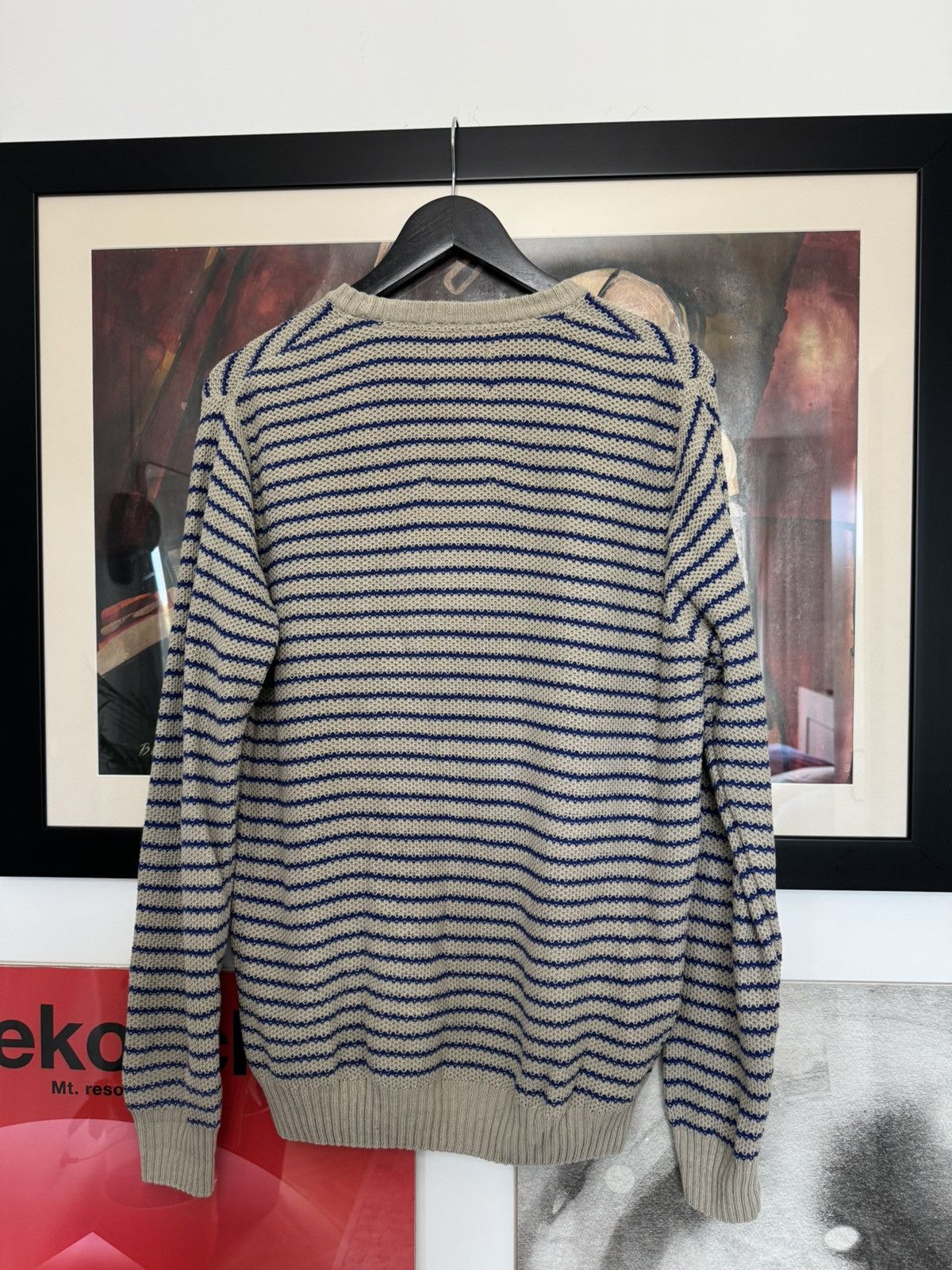 Barbour Barbour Knit Sweater Jumper Stripes Linen Cotton Money Yacht Size US M / EU 48-50 / 2 - 2 Thumbnail