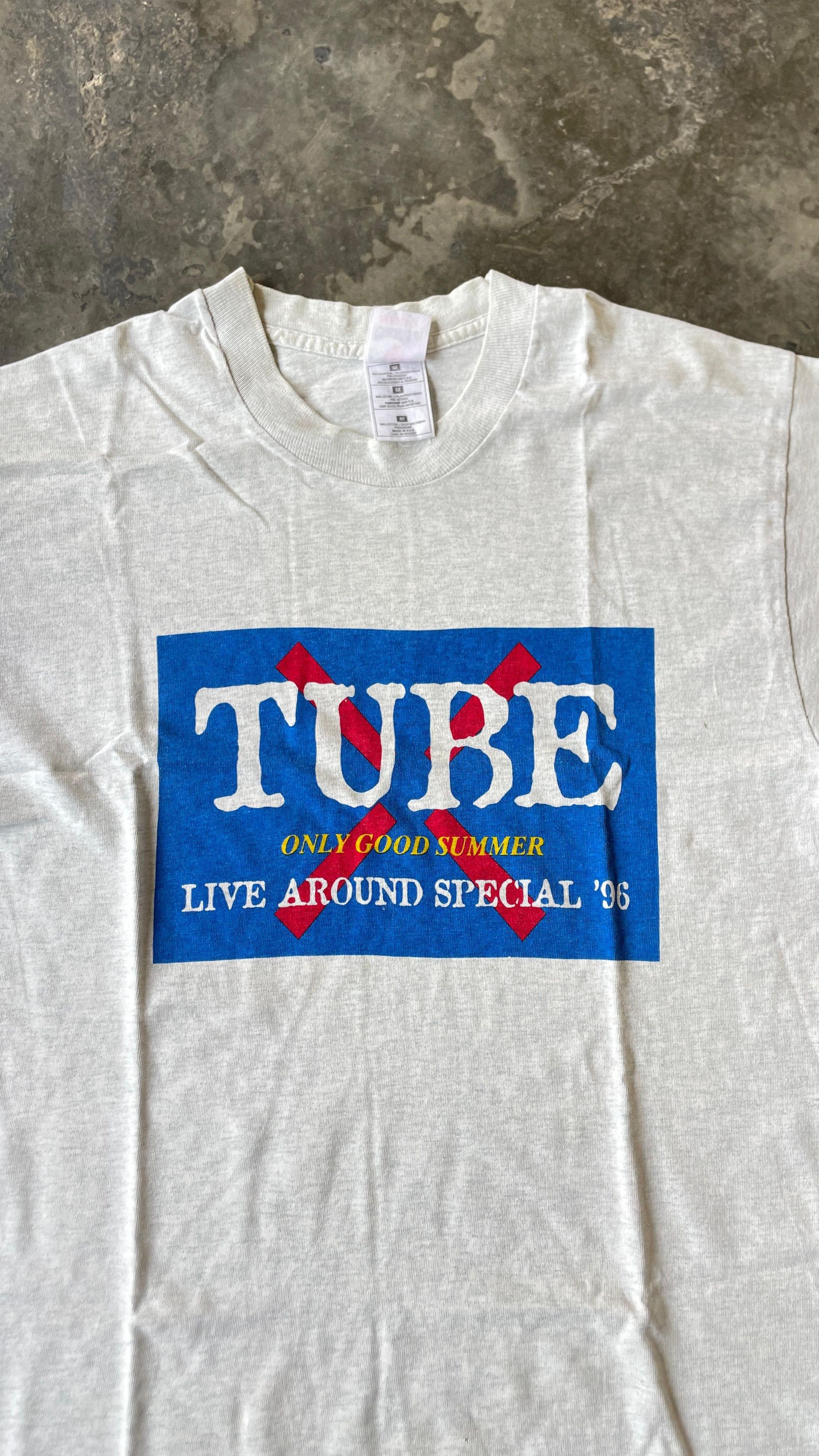 Japanese Brand VINTAGE TUBE BAND JAPAN TSHIRT Size US M / EU 48-50 / 2 - 2 Thumbnail