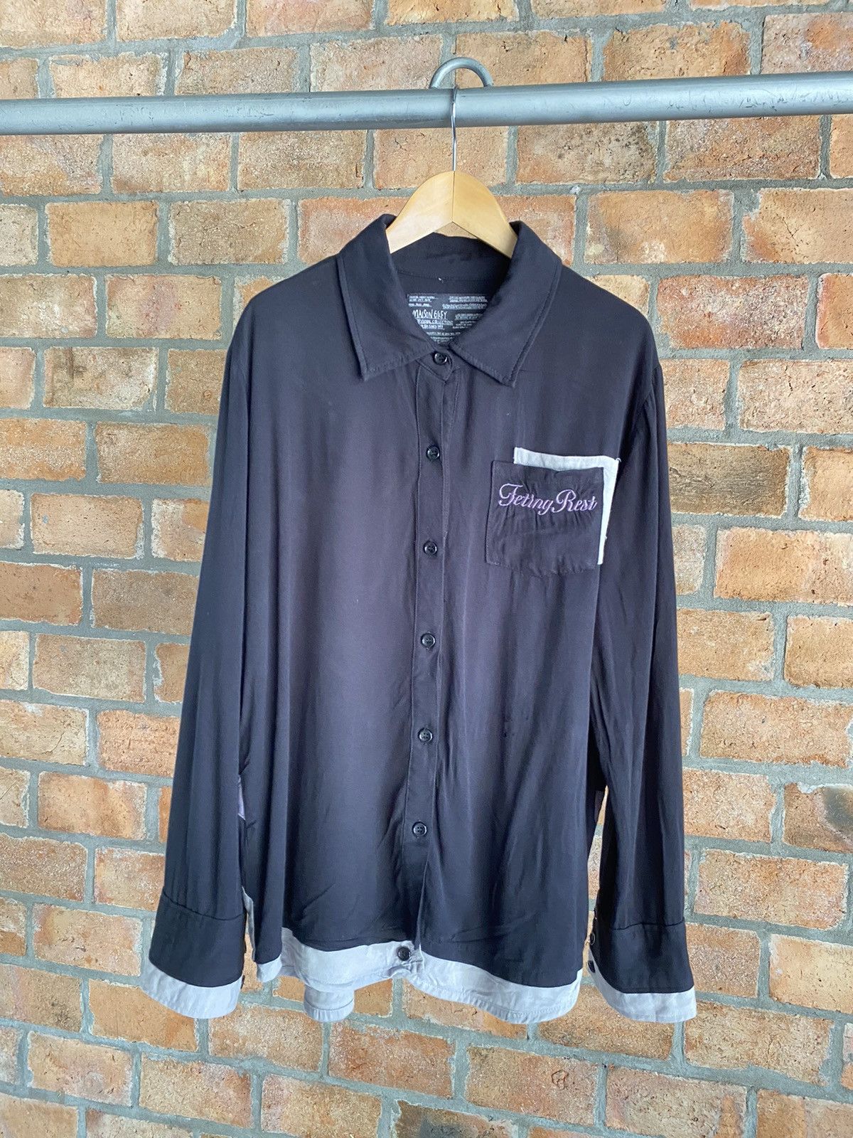 Japanese Brand Maison Gilfy Feting Rest shirt Size US L / EU 52-54 / 3 - 17 Thumbnail