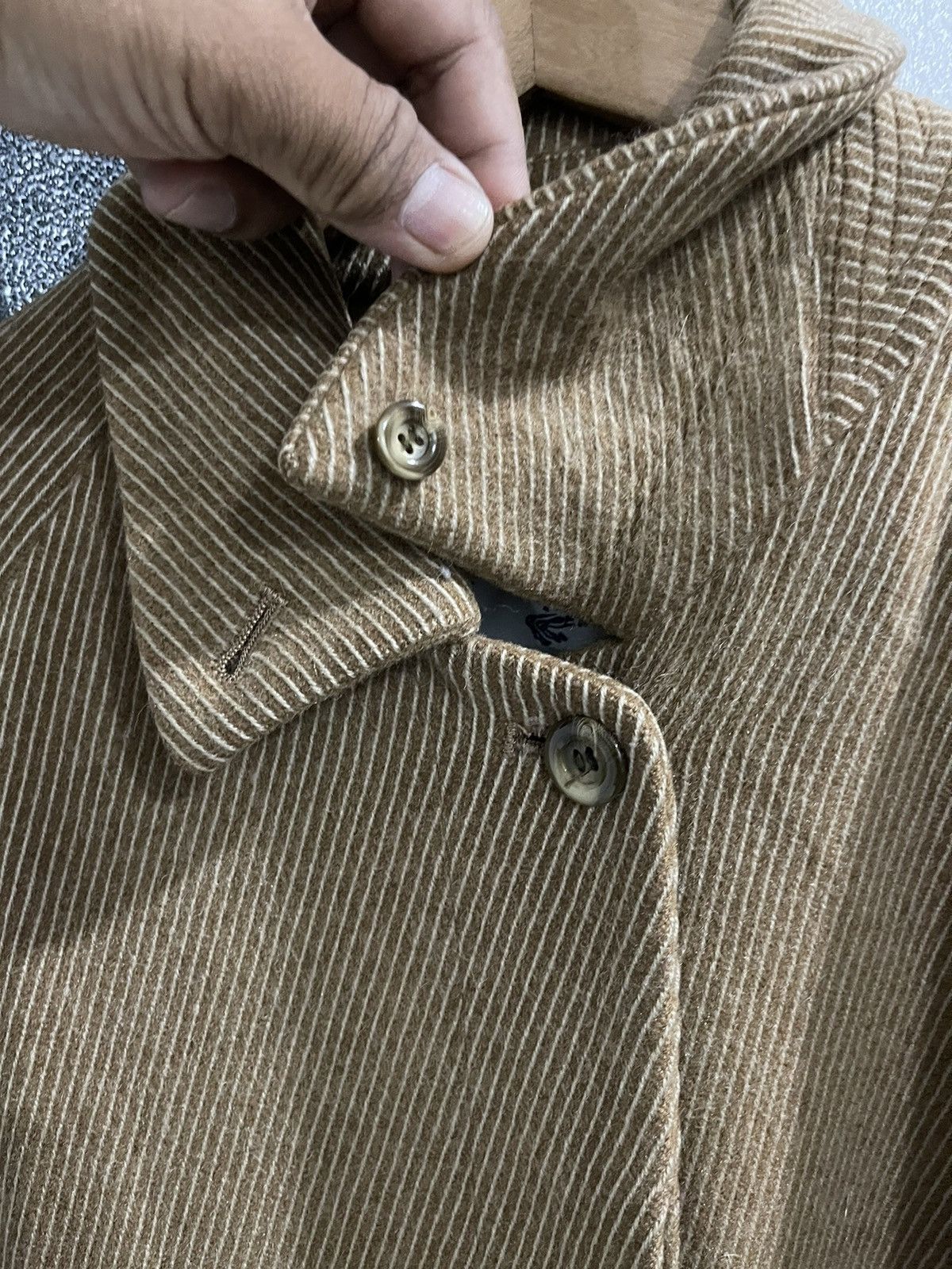 Burberry Vintage Burberry Long Wool Jacket Size M / US 6-8 / IT 42-44 - 13 Thumbnail