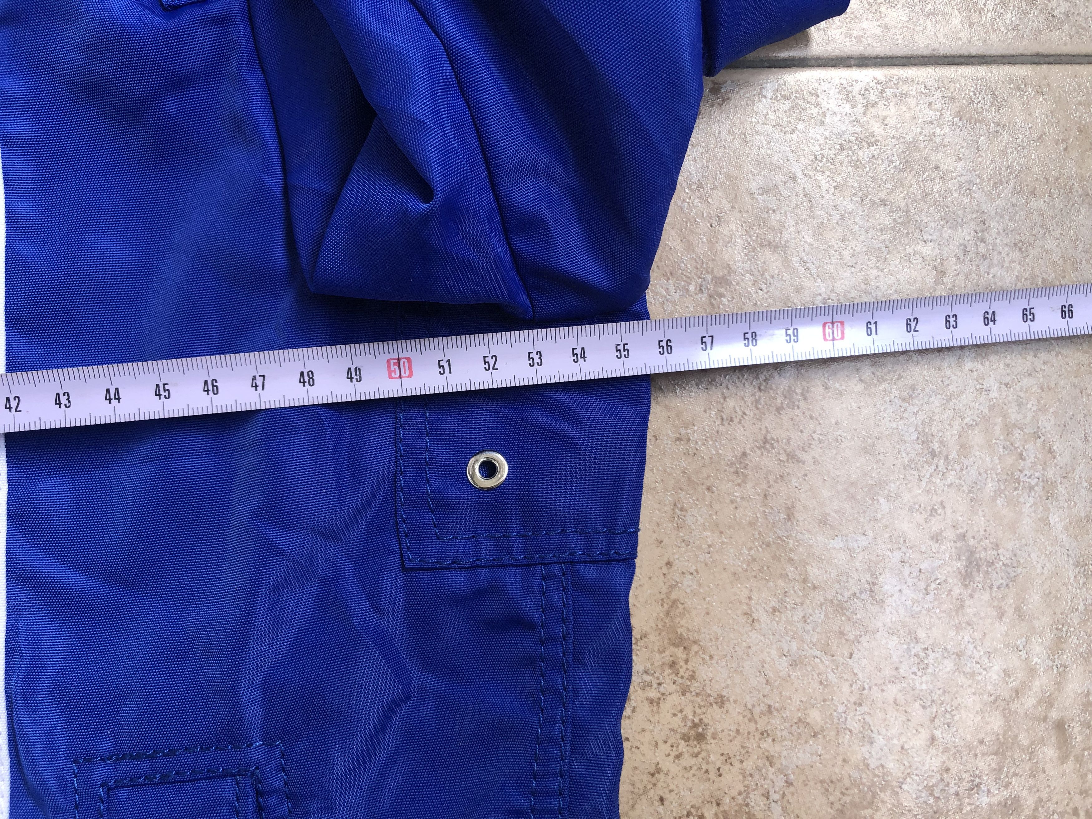 Moncler Moncler Big Logo Blue Lightweight Jacket Size 3 Size US L / EU 52-54 / 3 - 9 Thumbnail